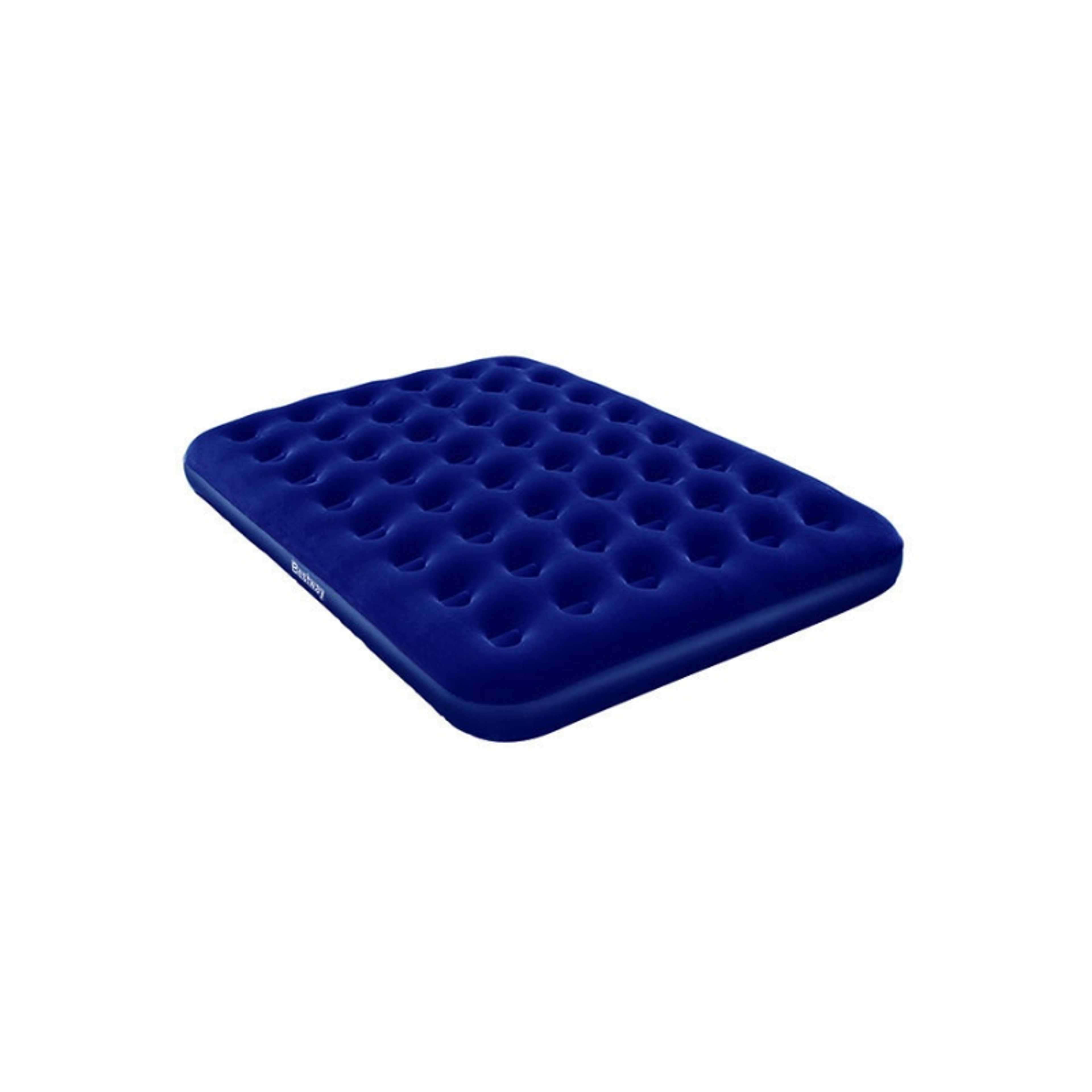 Flocked Air Bed/queen 203x152x22cm  -26-67003 Blue 203x152x22cm - Product Main Image