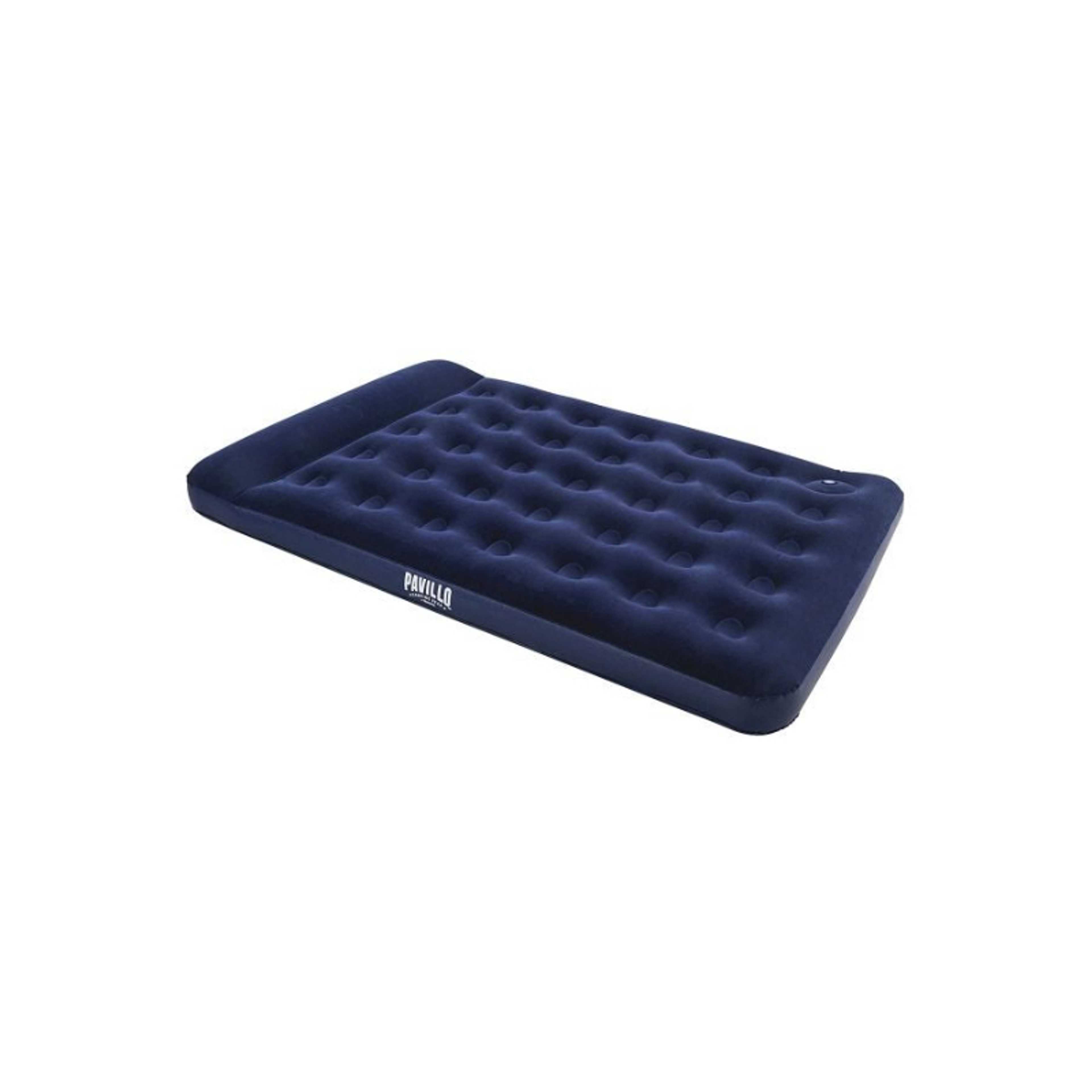 Inflatable Flocked Air Bed - Double - Product Main Image