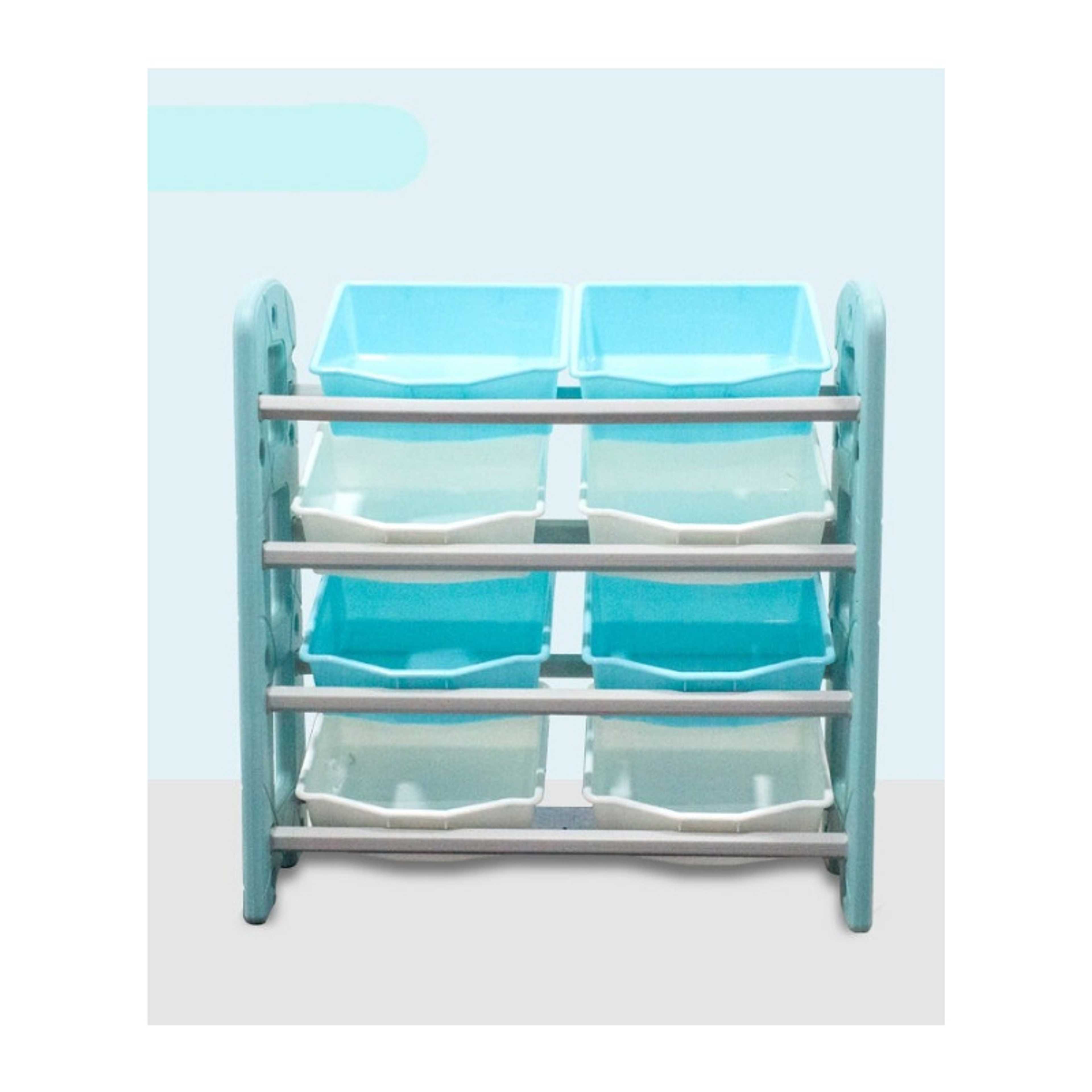 FULL JOY-Multi-Box Luxury Toy Organizer, Blue - Product Main Image