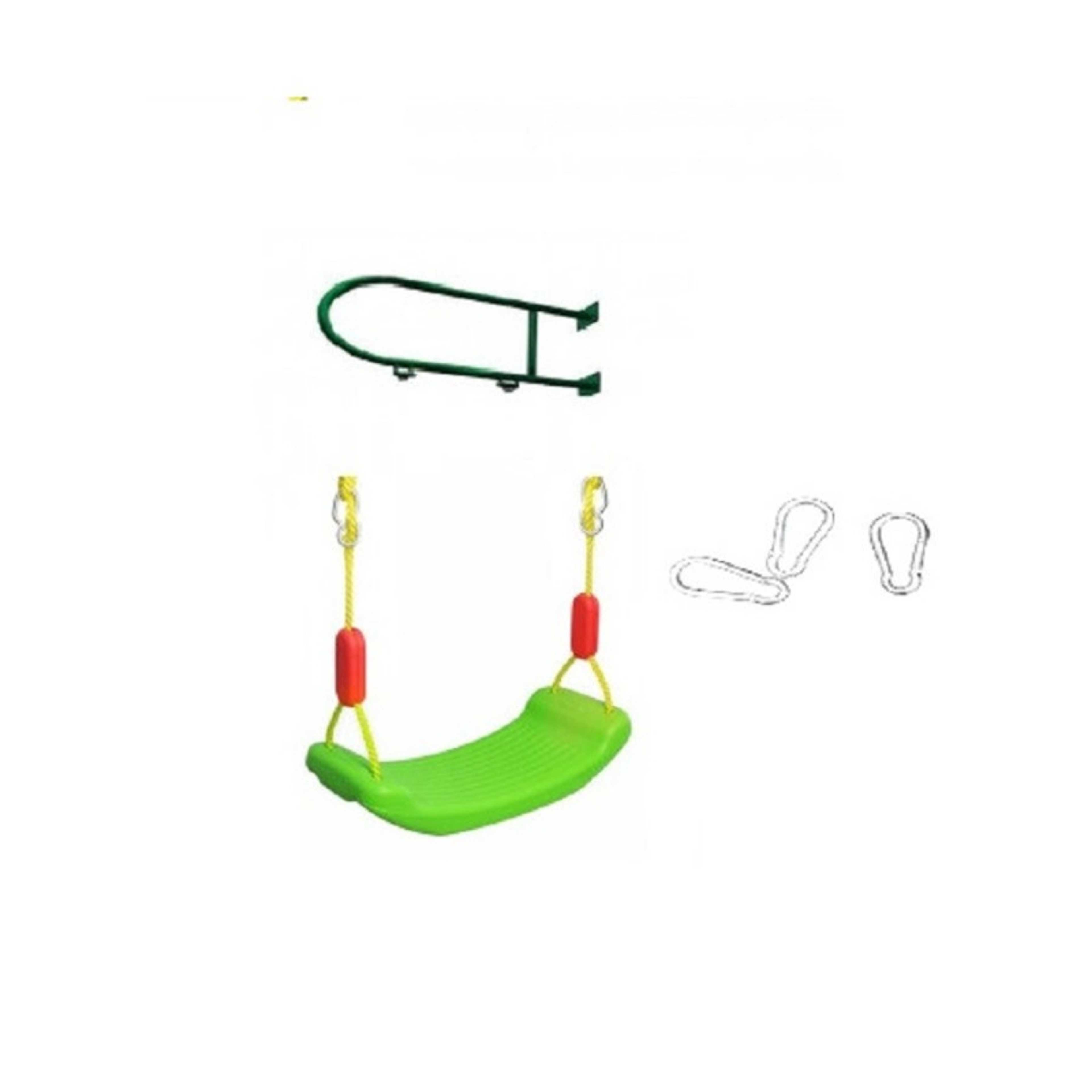 FULL JOY-Safety Swing with Heavy duty strong wall iron bar GREEN - Product Main Image