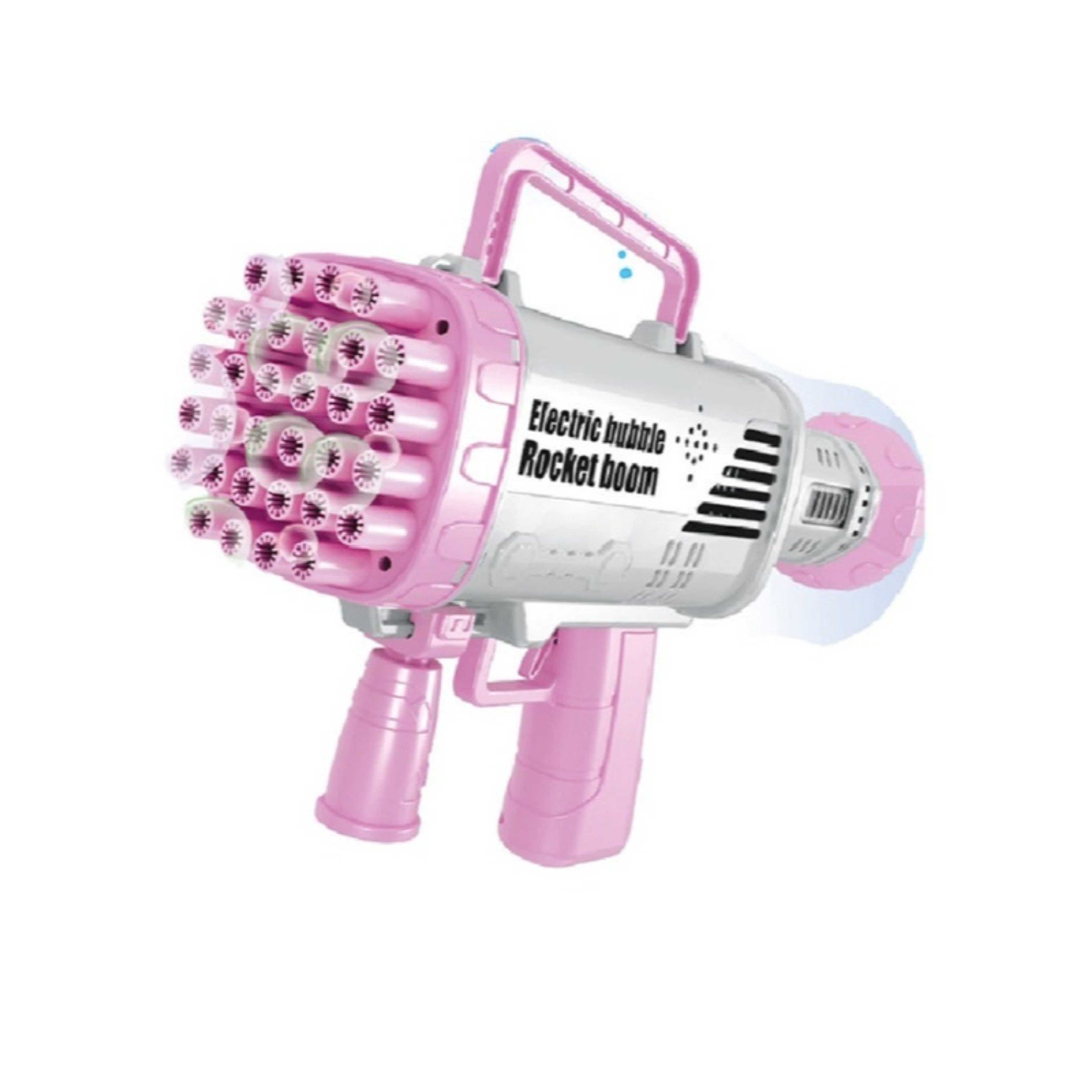 Famili-Bubble Gun  32HOLES with Charger-pink - Product Main Image