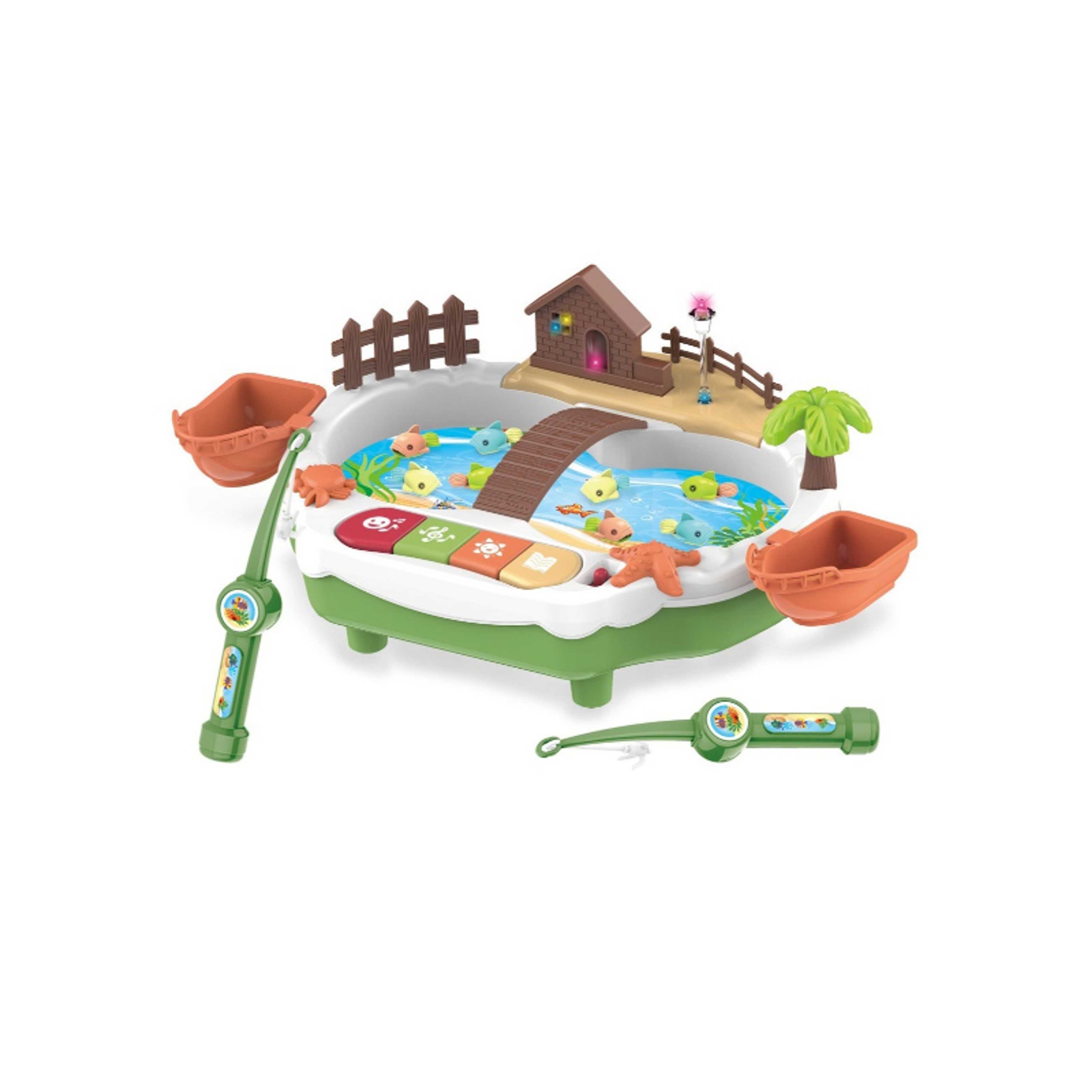 FAMILY-Fishing Game W/Light&Music USB 24-2168895 - Product Main Image