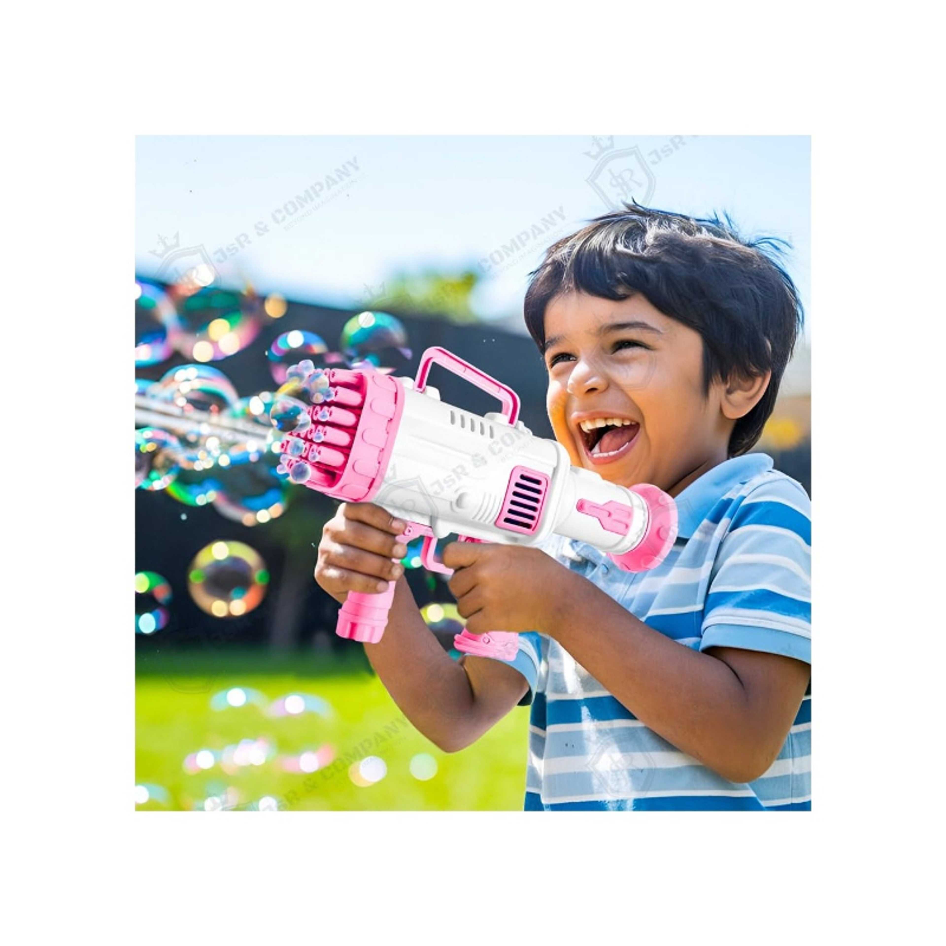 FULL JOY-Bubble Gun B/O (32 Holes) 17-2807123P Pink - Product Main Image
