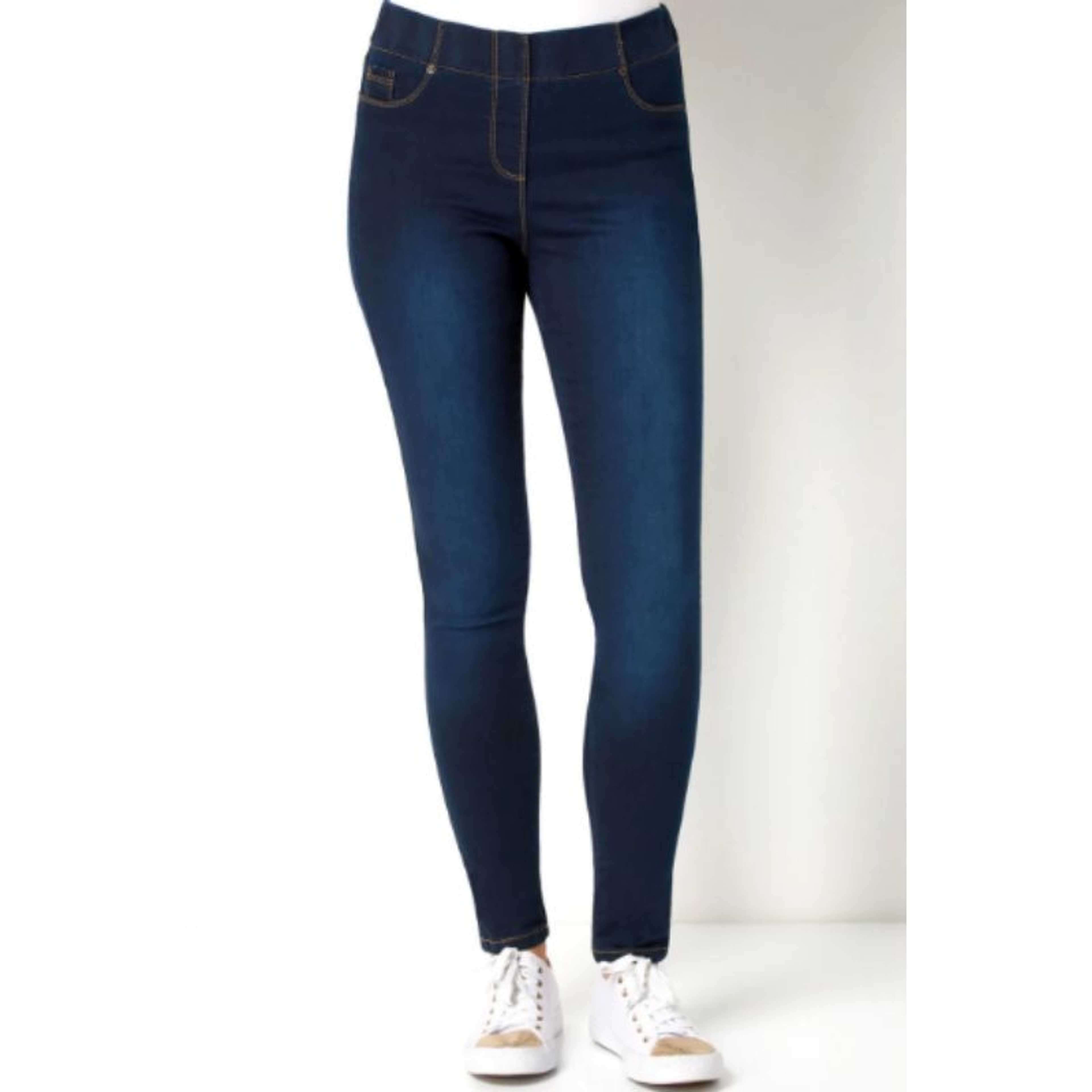 Women's Skinny Stretch Slim Fit Jeggings with Back Pockets