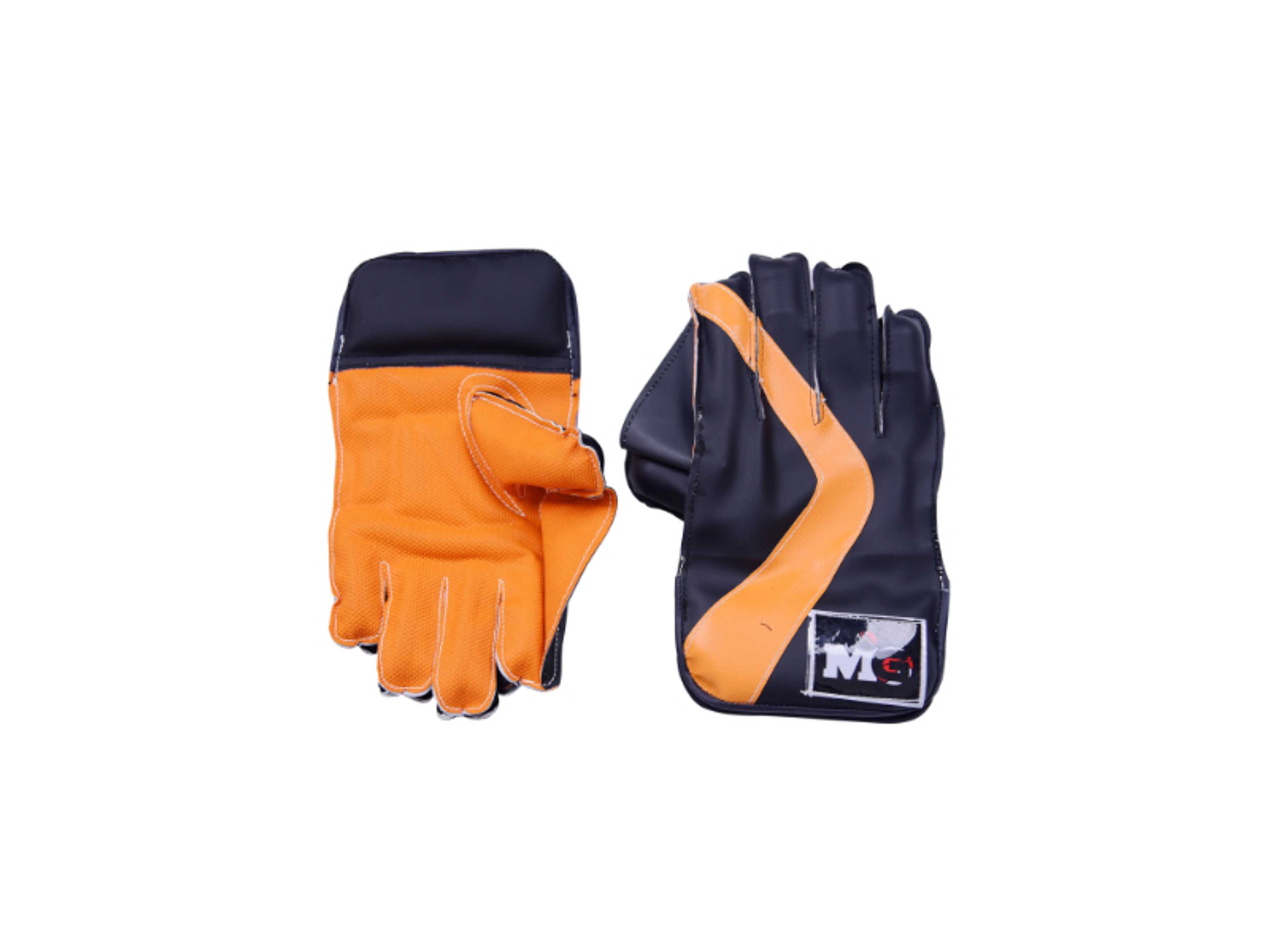 Wicket Keeping Gloves- Black/Orange - Product Main Image