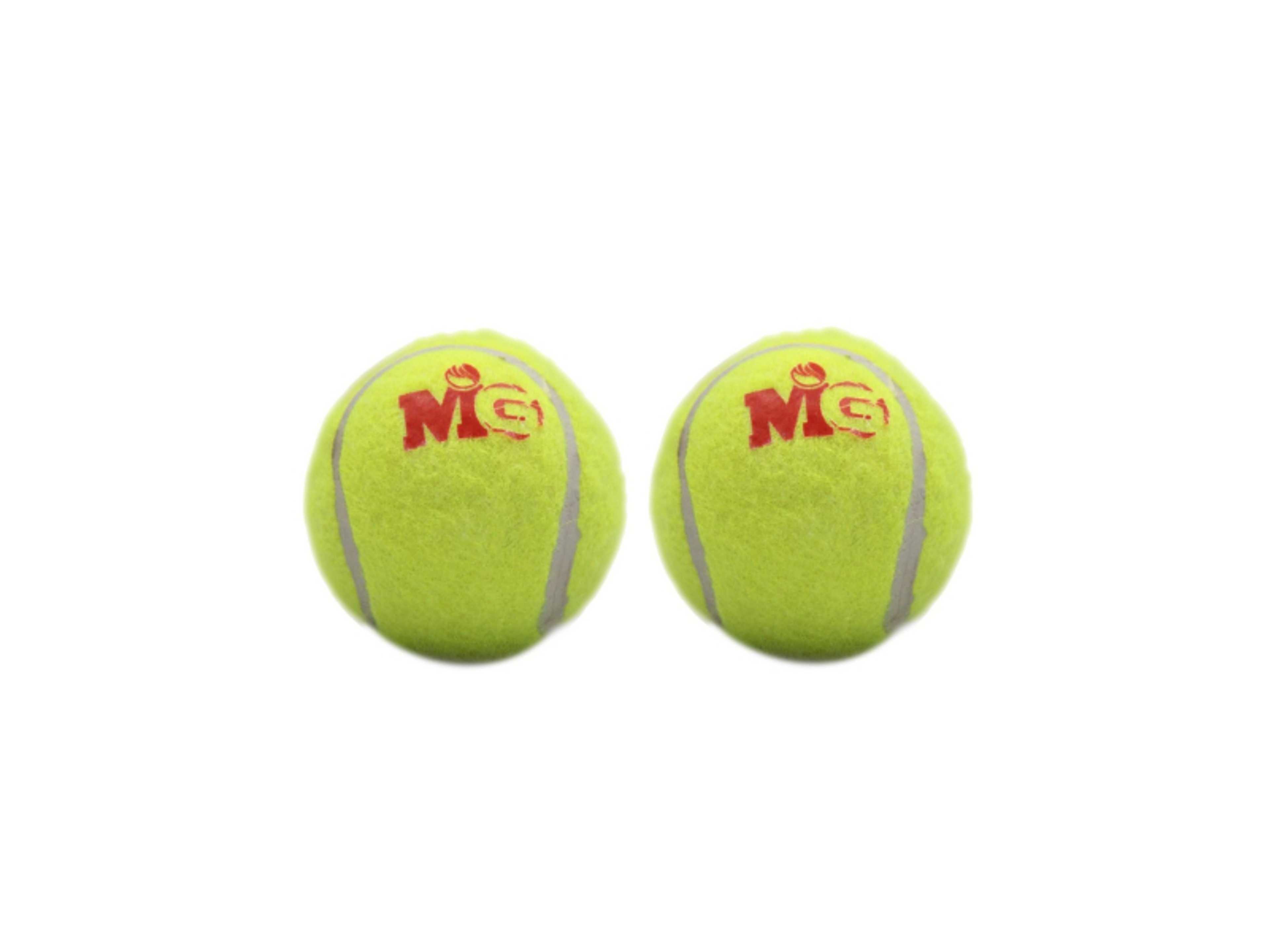 Cricket Tennis Ball with Jar 1 SET OF 2 PCS-YELLOW - Product Main Image