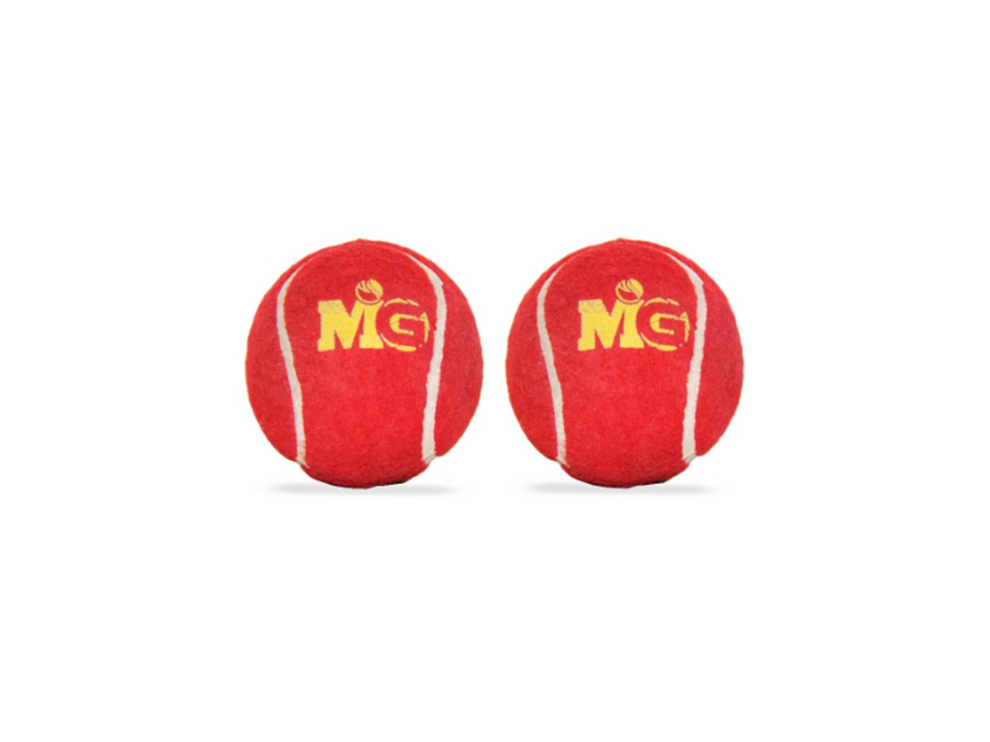 Cricket Tennis Ball with Jar 1 SET OF 2 PCS-RED - Product Main Image