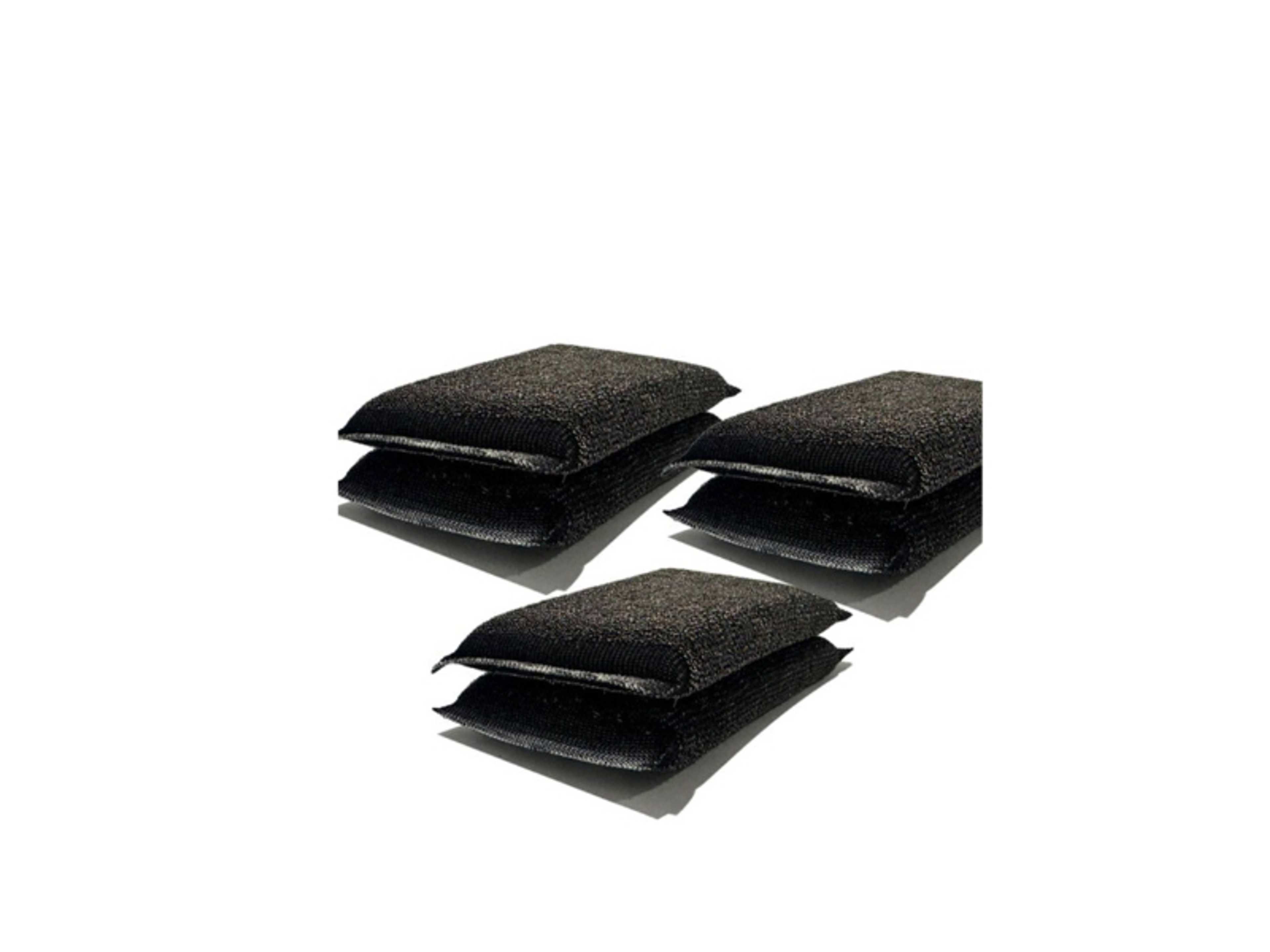 3pcs  metallic Scouring Pad Scrub | General Purpose Cleaning | Heavy Duty Cleaning Sink, pot |  Kitchen Cleaning Scrub | Food Safe - SET OF 3 - Product Main Image