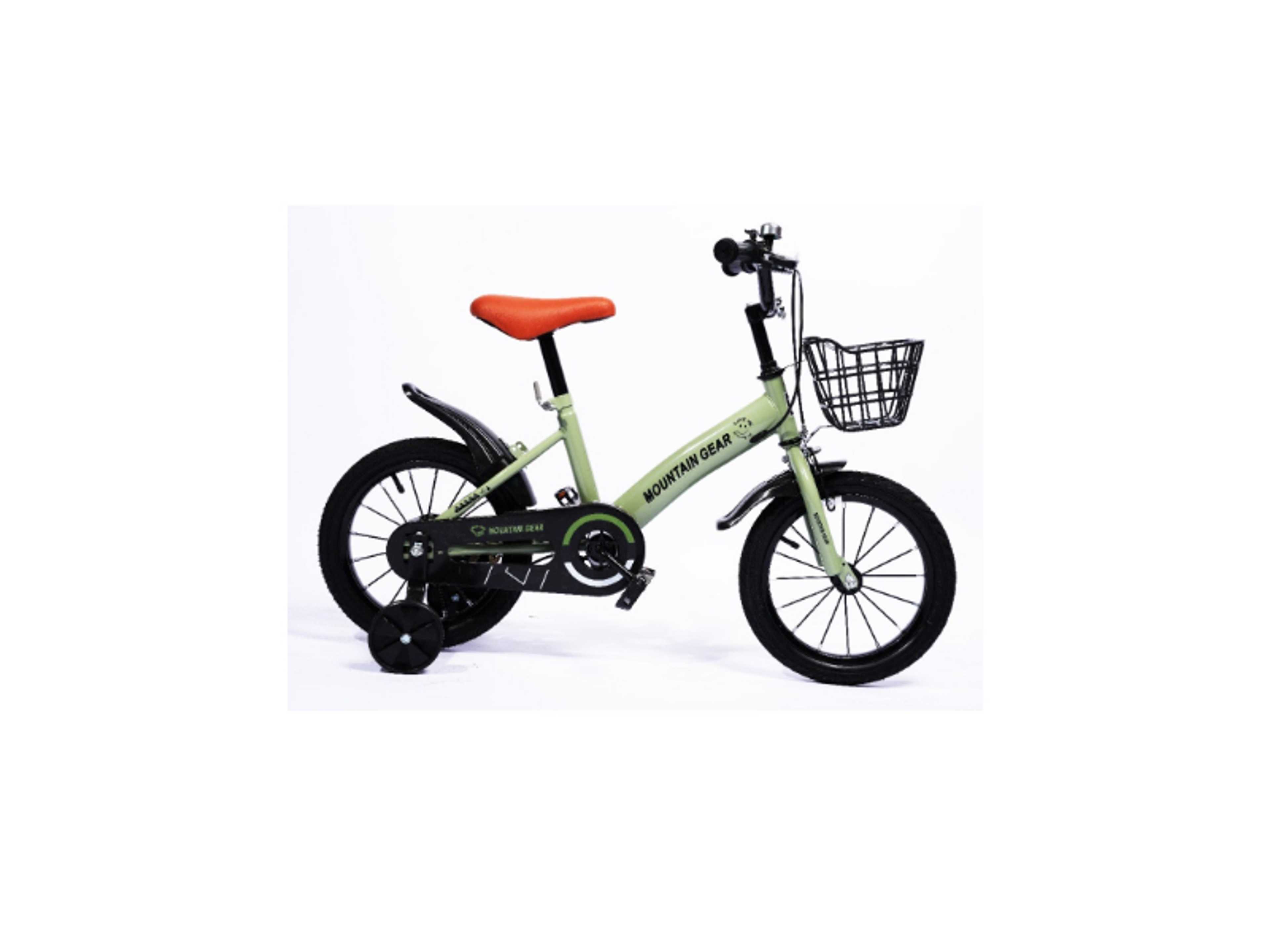 Children's bicycle for 3-6 years old Kids Bike, 14 inch Cycle, Green - Product Main Image