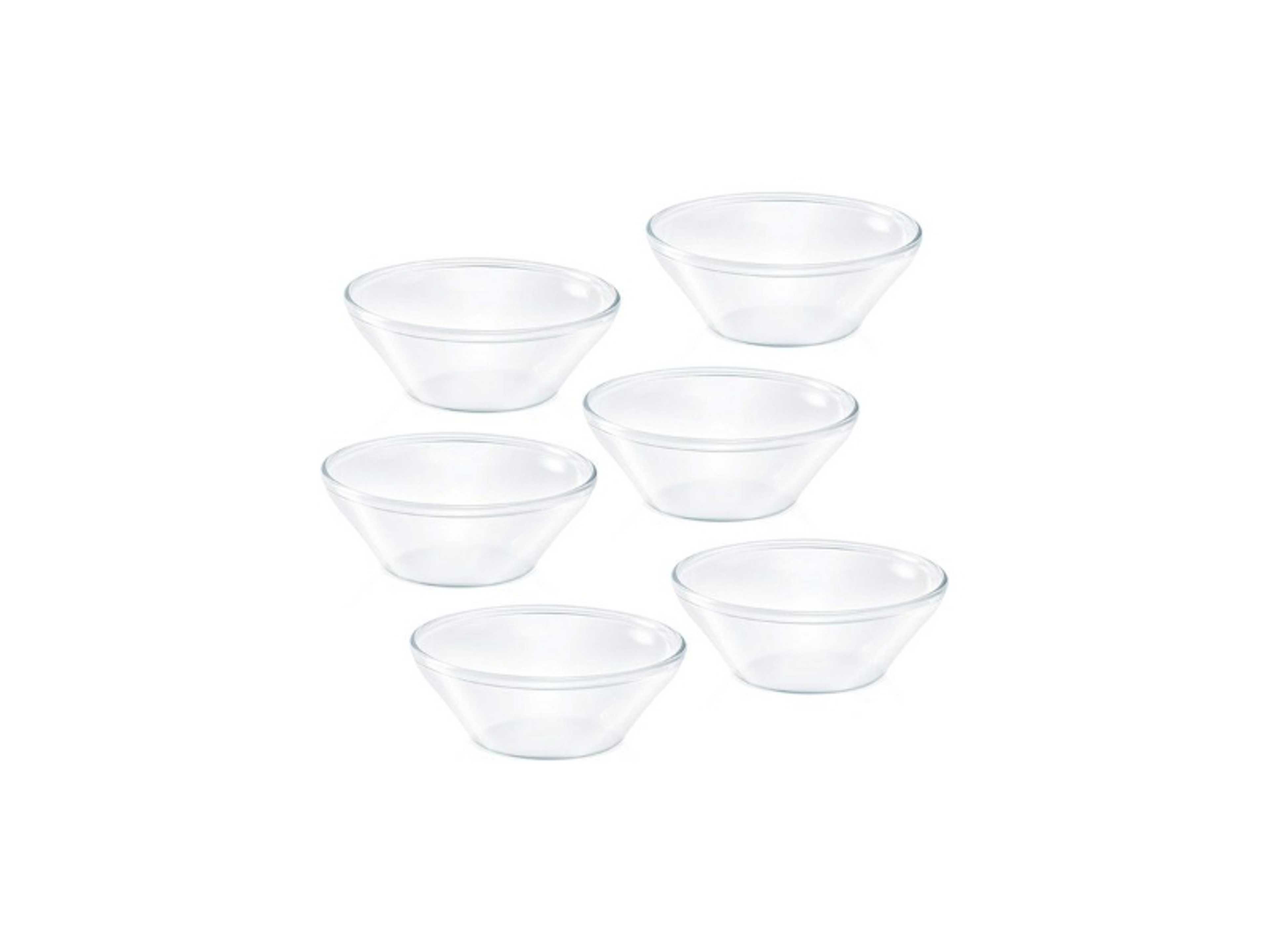 Venus Katori Glass Bowl Set Of 6- Microwavable, Borosilicate 170ml - Product Main Image
