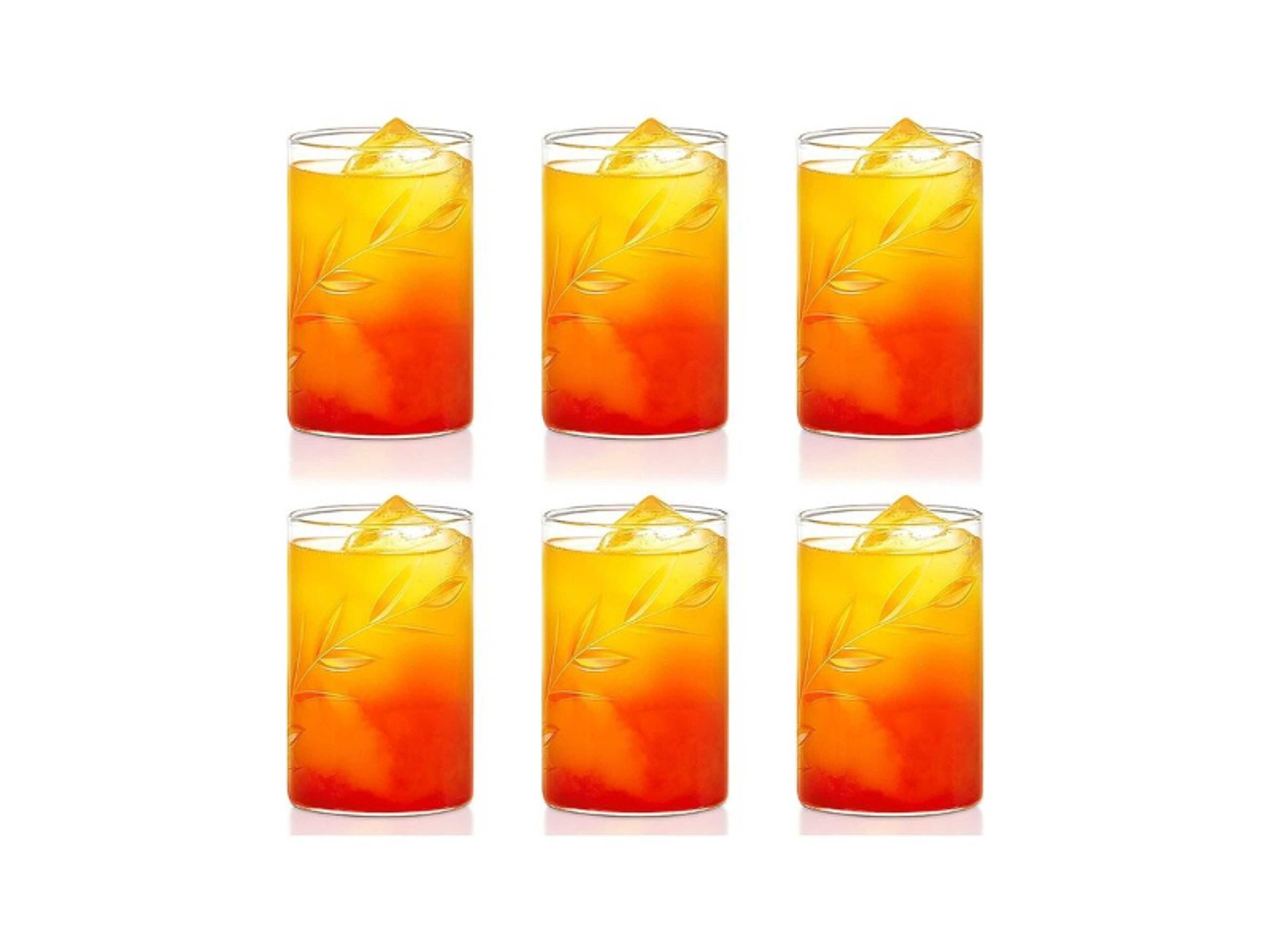 Vision Creeper Glass Set Of 6-Microwavable, Medium White - Product Main Image