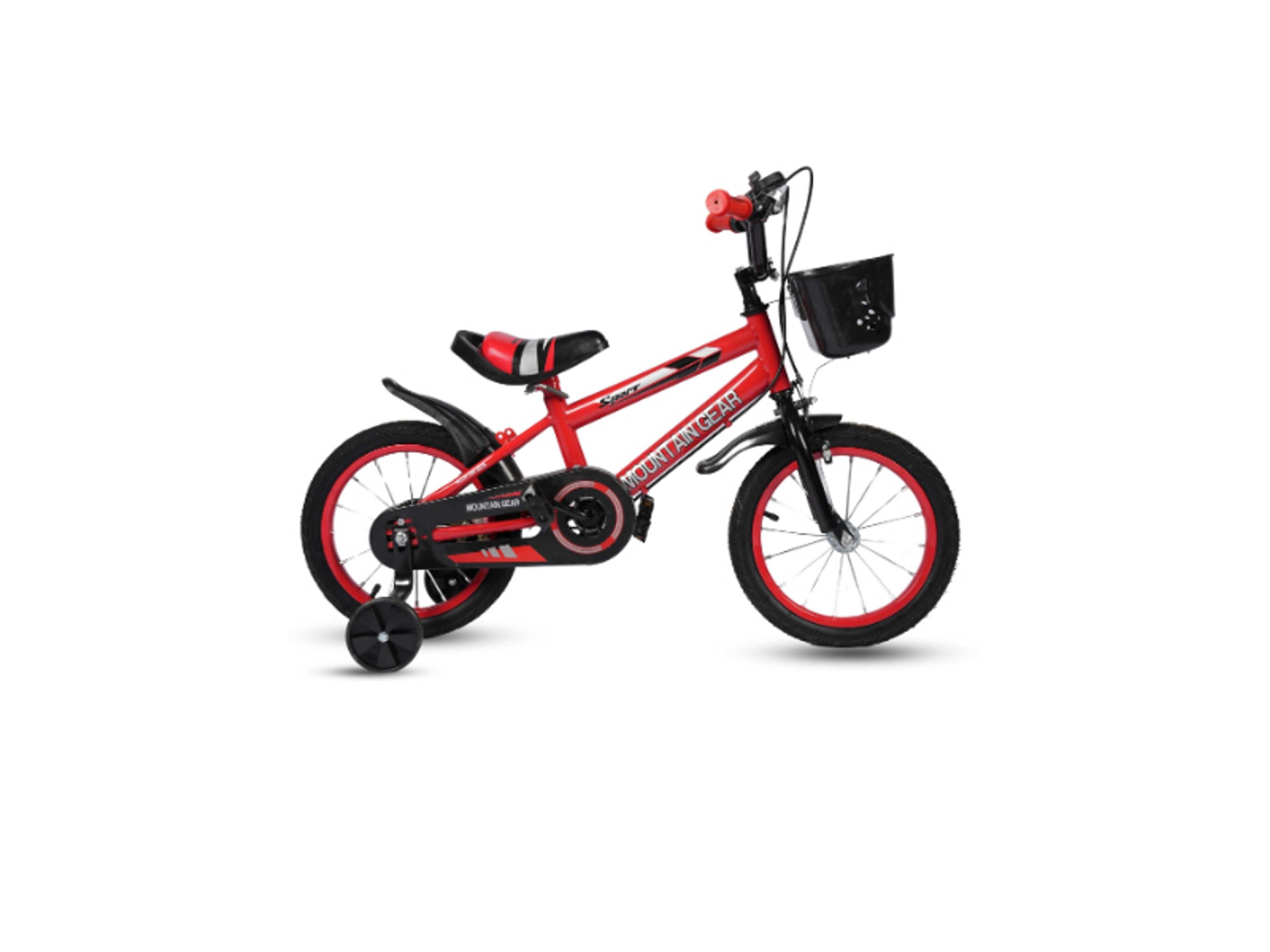 Children's Bicycle For 2-4 Years Old Kids Bike, 12 Inch Cycle, High Carbon Steel Frame,  Adjustable Seat, Smooth Bearings, Safe and Stable, Red - Product Main Image