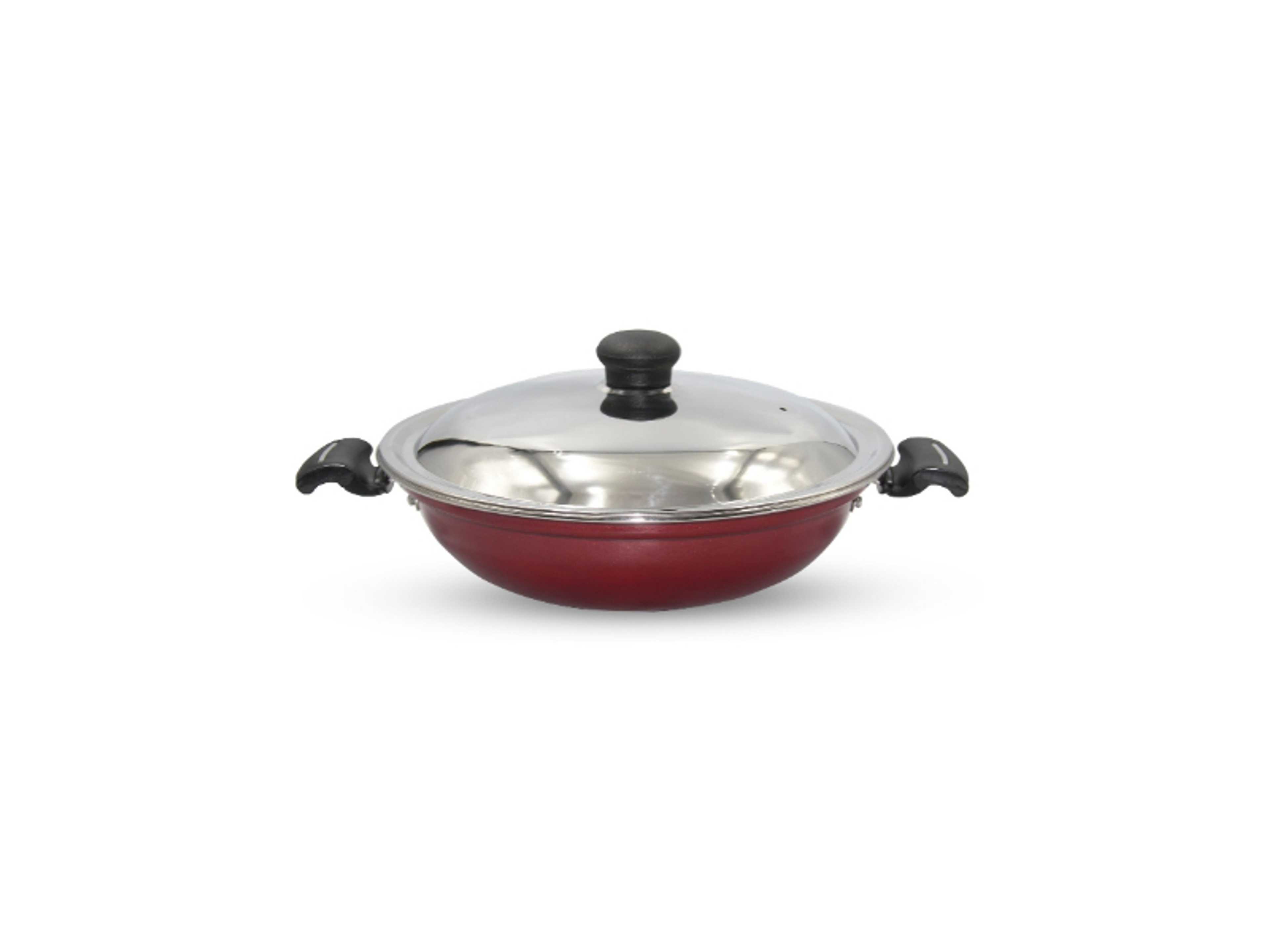 3 in one Nonstick Hybrid Kadai with Gravy Kadai Steamer Plate Ldly plate - Product Main Image