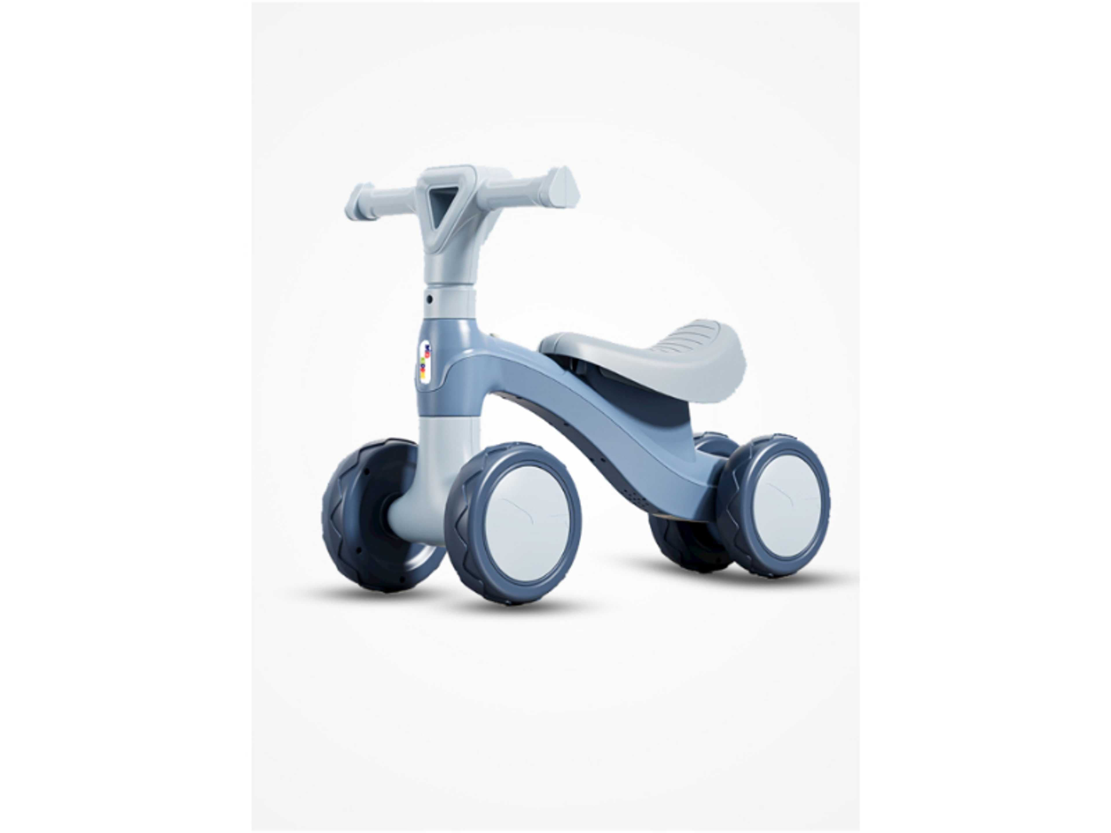 4 Wheels Baby Balance Bike For Kids| Toddler Walkers & Ride-On Toys | Indoor Climbing Toy for 1-3 Year kids-Blue - Product Main Image