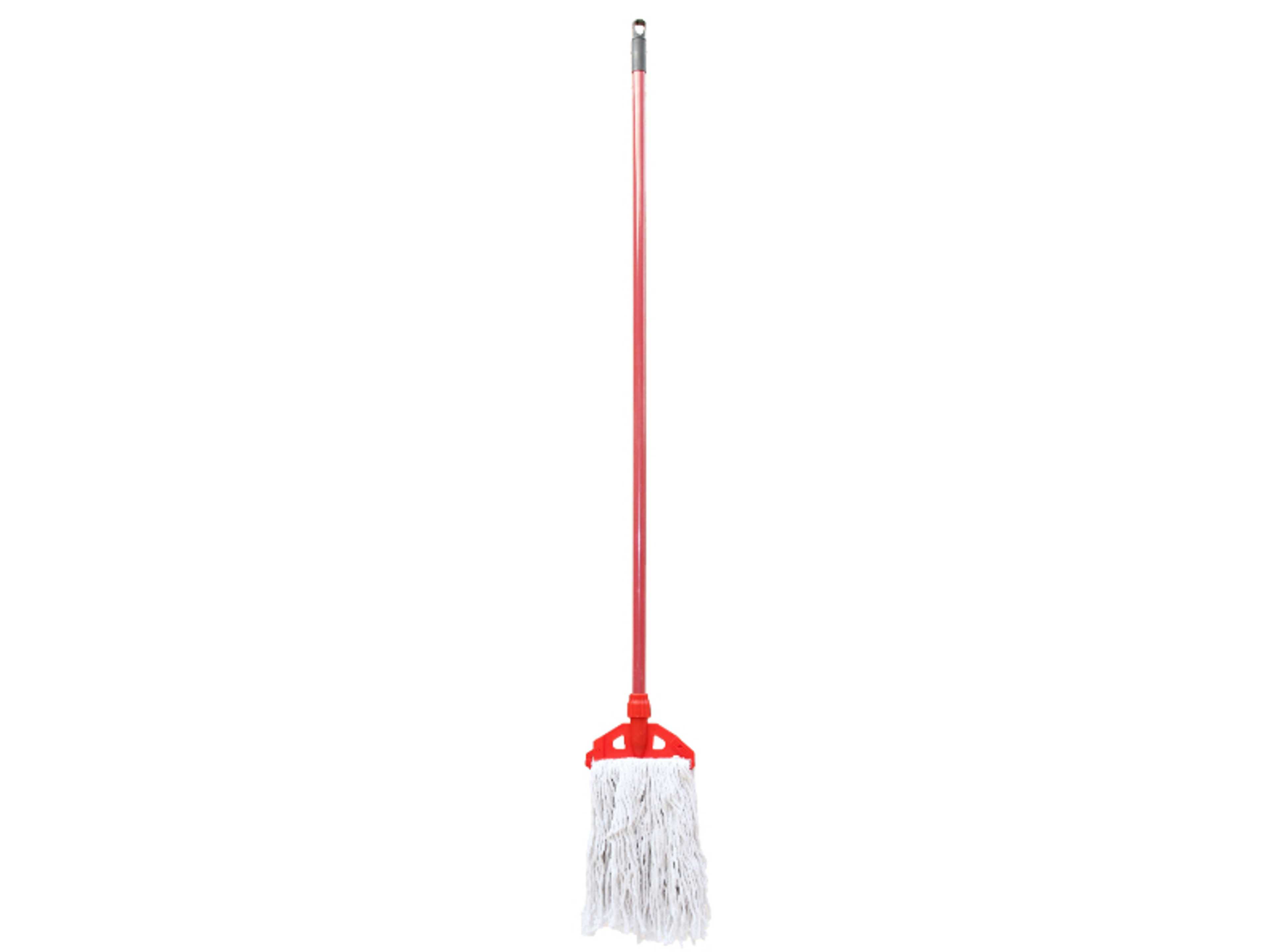 Floor Cleaning Classic Wet Mop with stick red/white - Product Main Image