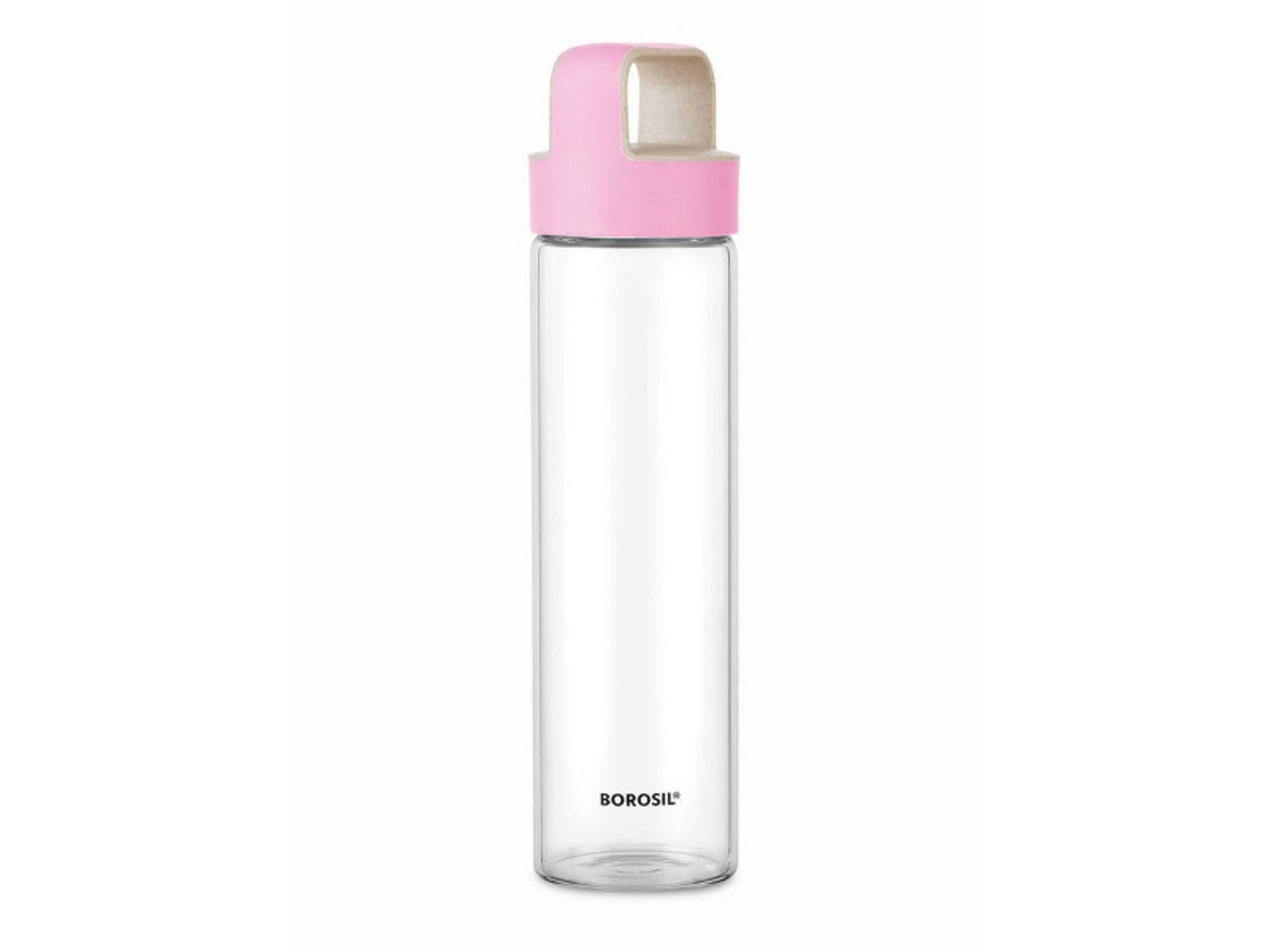 Neo Glass Bottle With Lid Wide Mouth, Freezer Safe Clear - Product Main Image