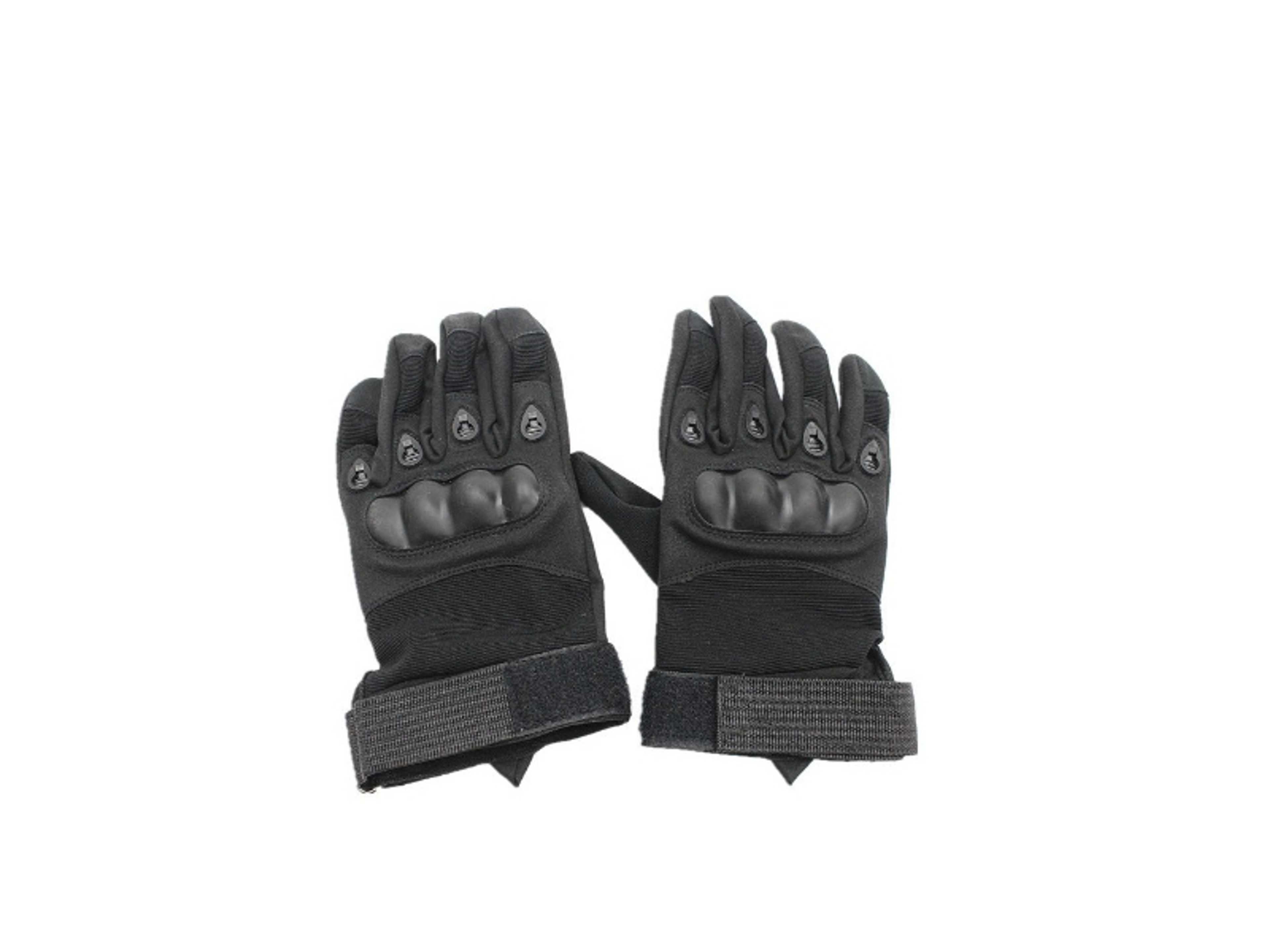 Motorcycle and Cycle Gloves, Full Finger Touchscreen For Riding Hiking Climbing Training (Size-M) Color-Black - Product Main Image