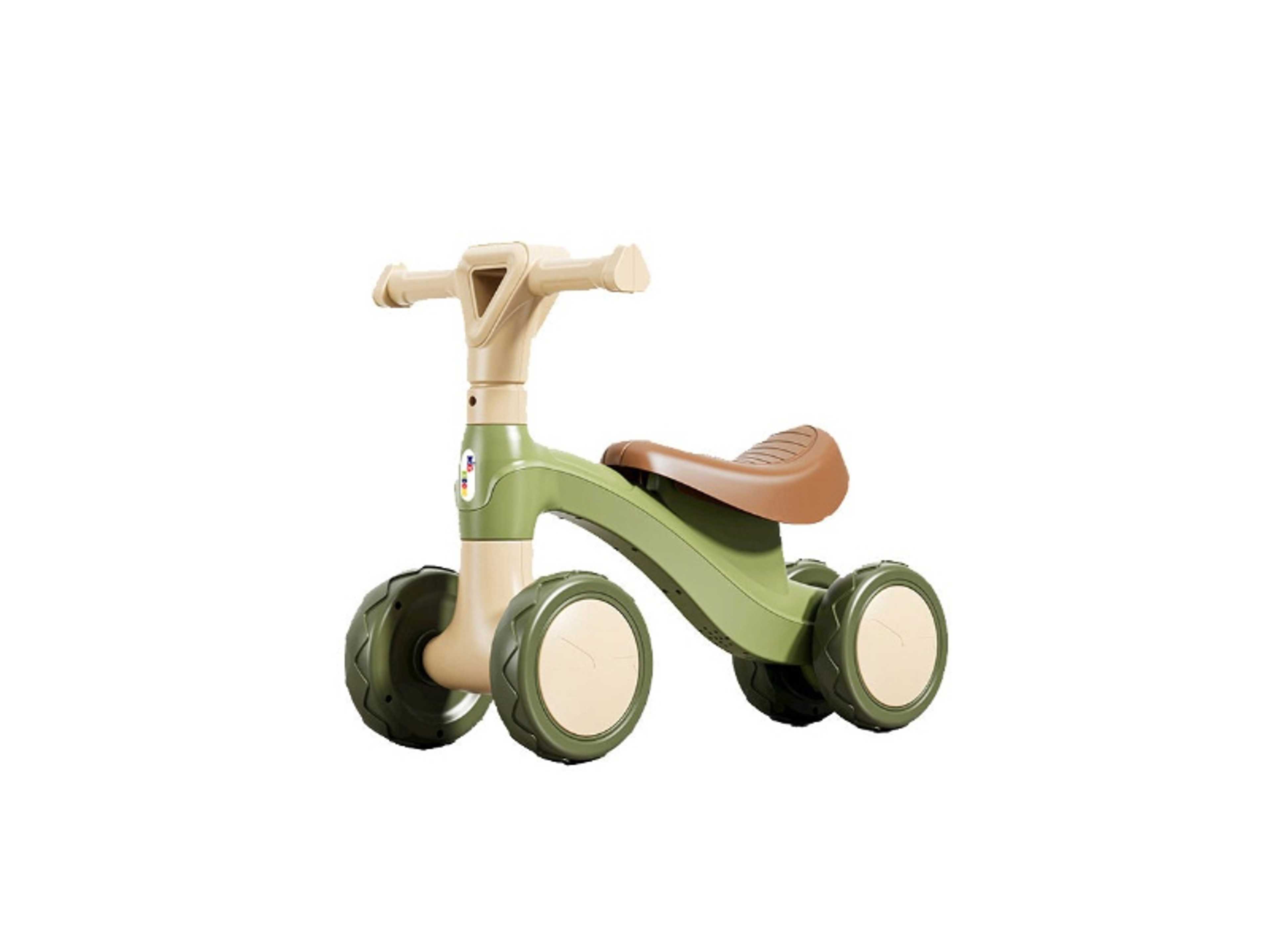 4 Wheels Baby Balance Bike For Kids | Toddler Walkers & Ride-On Toys | Indoor Climbing Toy for 1-3 Year kids-Green - Product Main Image