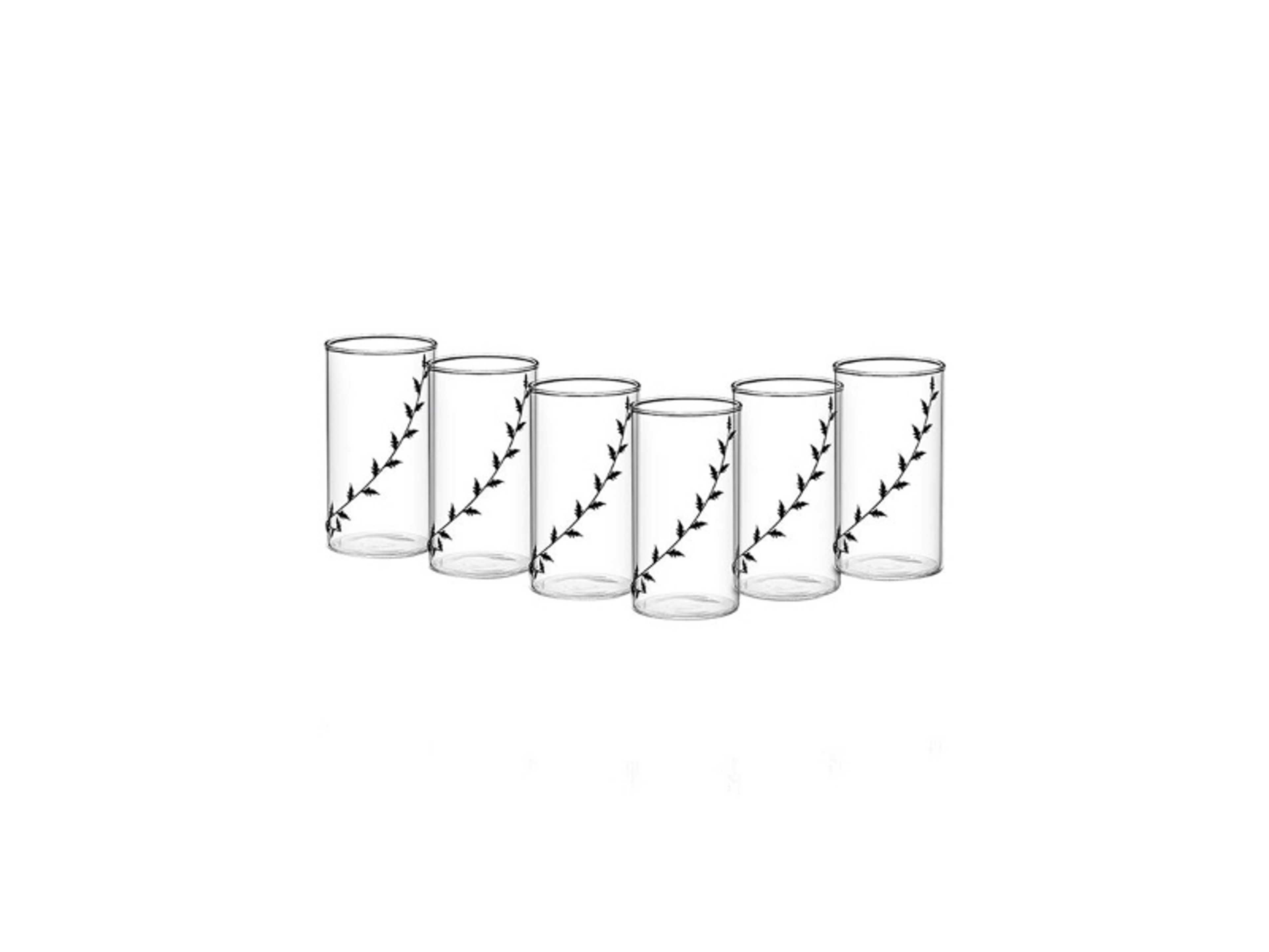 6 Piece Glass Tumbler Set - Beverage Glasses For Juice - Juice Glasses - Tumblers - Serves 6 - Clear Clear - Product Main Image
