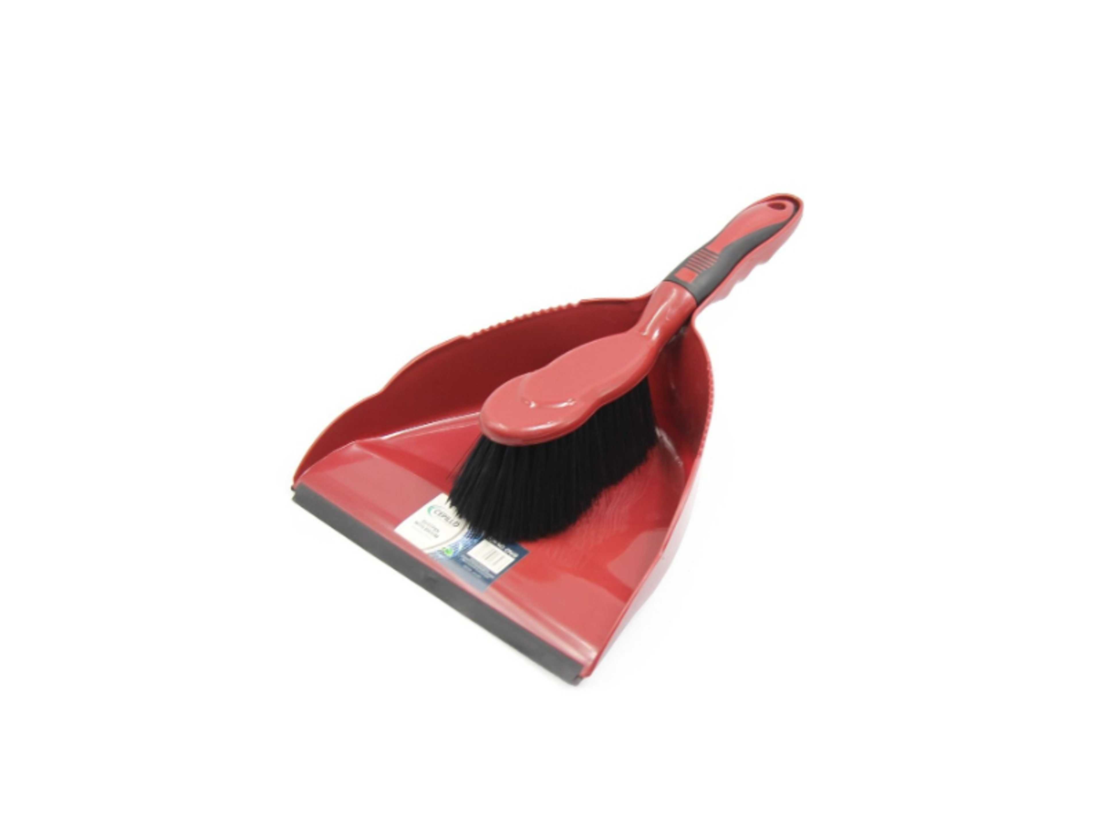 Dustpan with broom with extra grip in handle, Cleaning Tool Perfect for Home and Office Lobby Set - Product Main Image