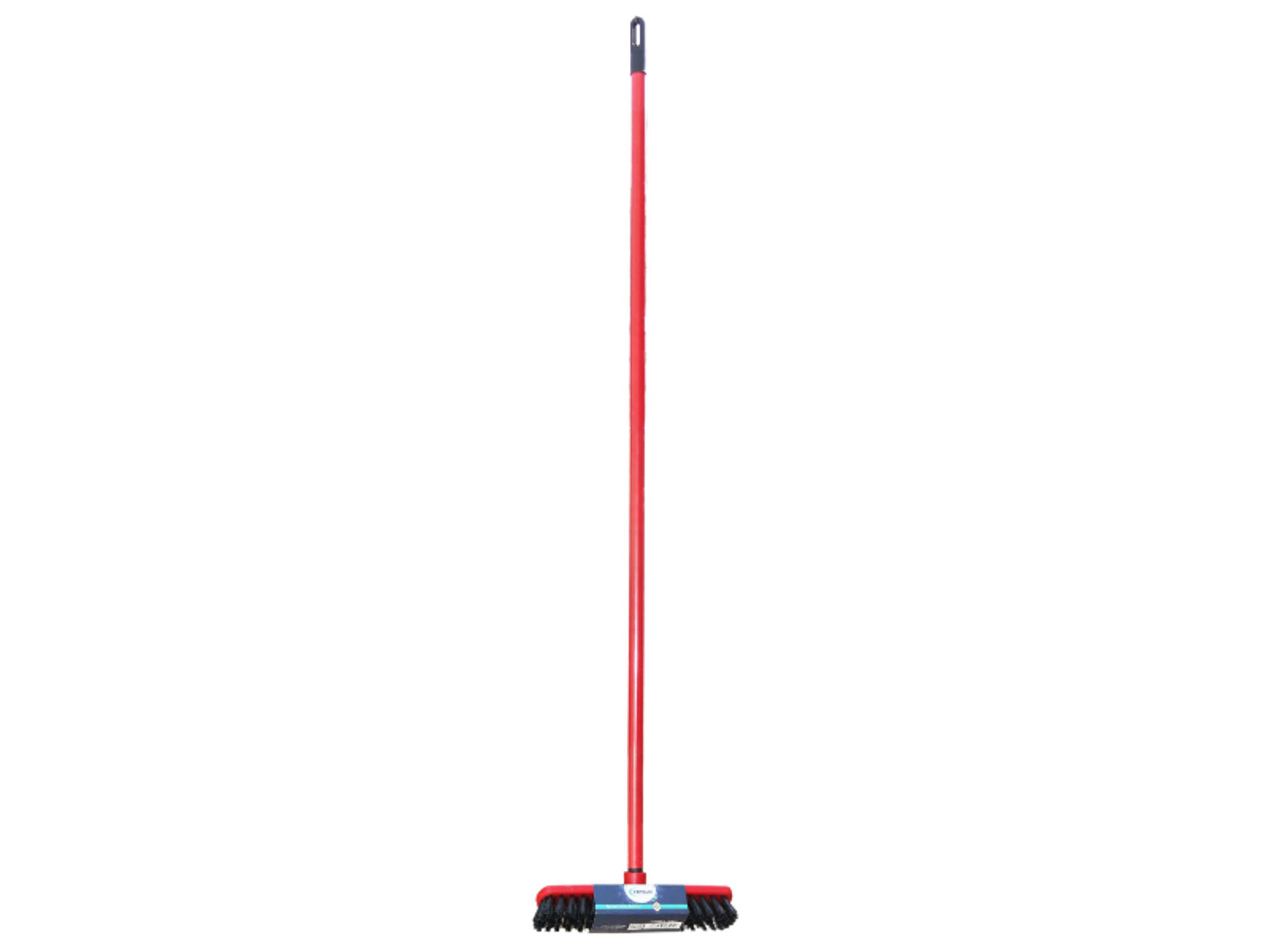 Indoor Floor Cleaning Broom/Brush Head With Stick, Small brush, Long broomstick for easy brooming, Great use for home, kitchen, bathroom, office, lobby etc - Product Main Image