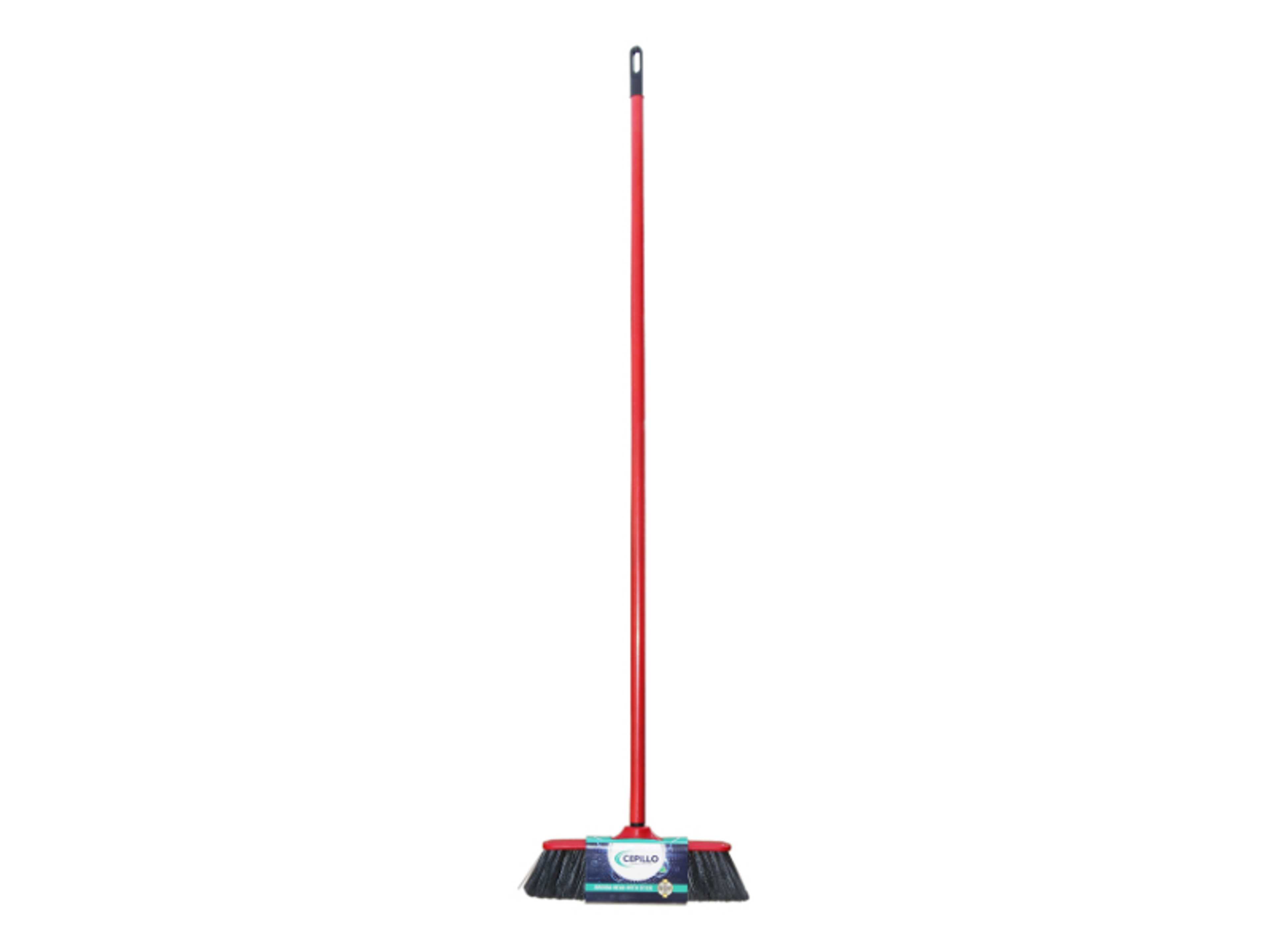 Indoor Floor Cleaning Broom/Brush Head With Stick, Long brush, Long broomstick for easy brooming, Great use for home, kitchen, office, lobby etc - Product Main Image