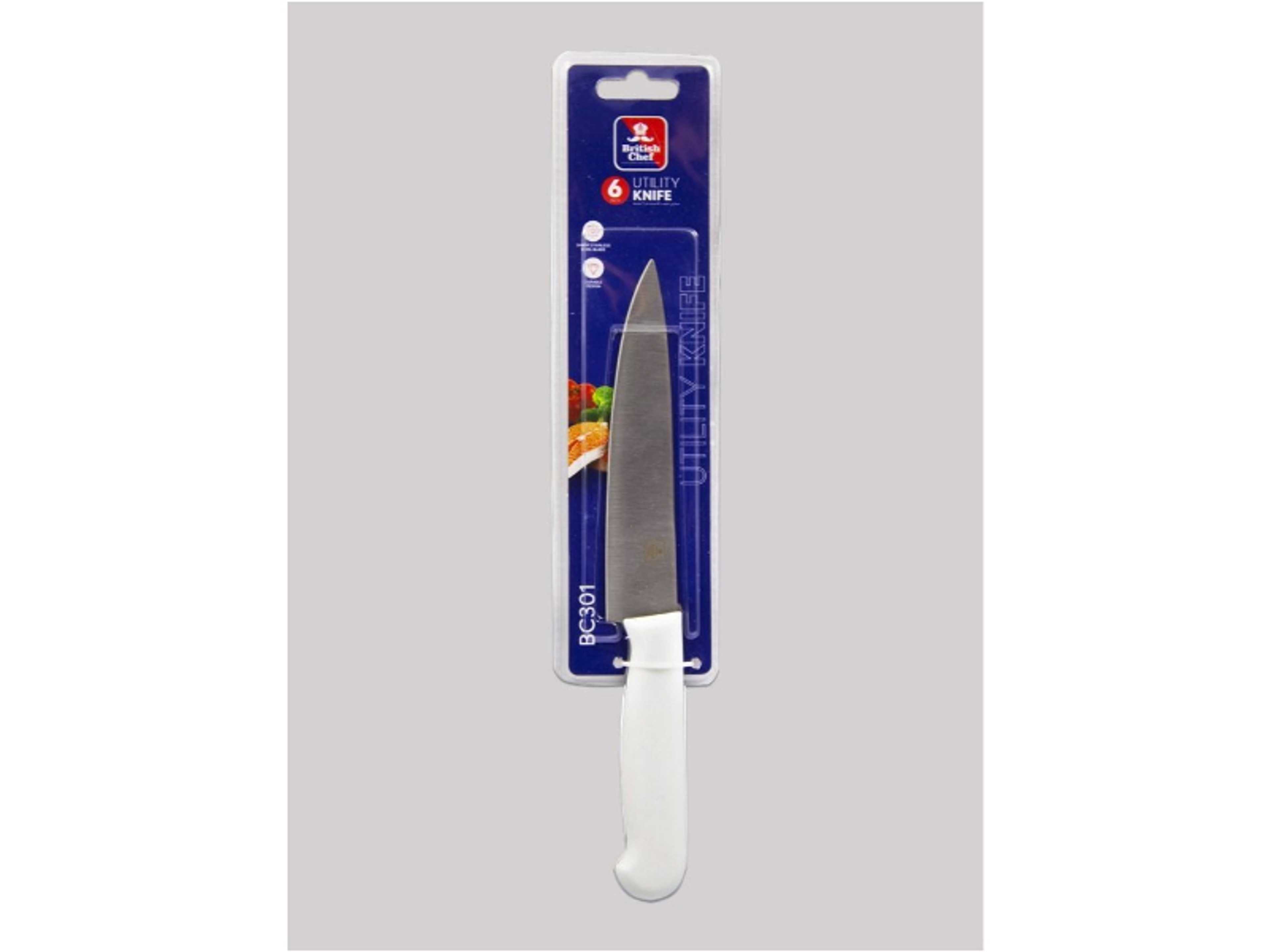 Utility knife with Sharp Stainless steel Blade Durable design, Your multifunctional companion for effortless Slicing, Dicing, Chopping and Carving-6 Inch - Product Main Image