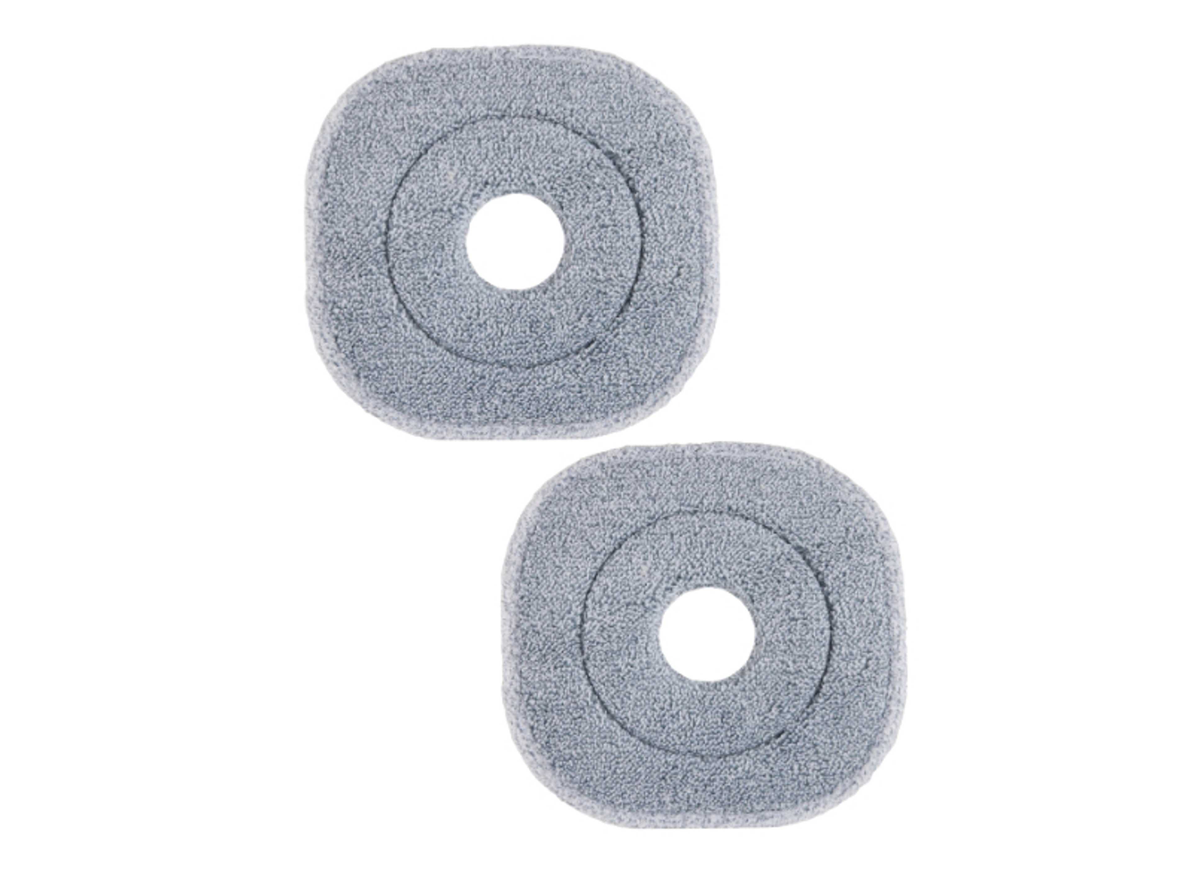 2 Piece Microfiber Replacement Mop Pads For CP614, 8.85-Inch Square, Detachable Square Mop Pads, Wet and Dry Use Mop Cloths, Dust Mop Heads - Product Main Image