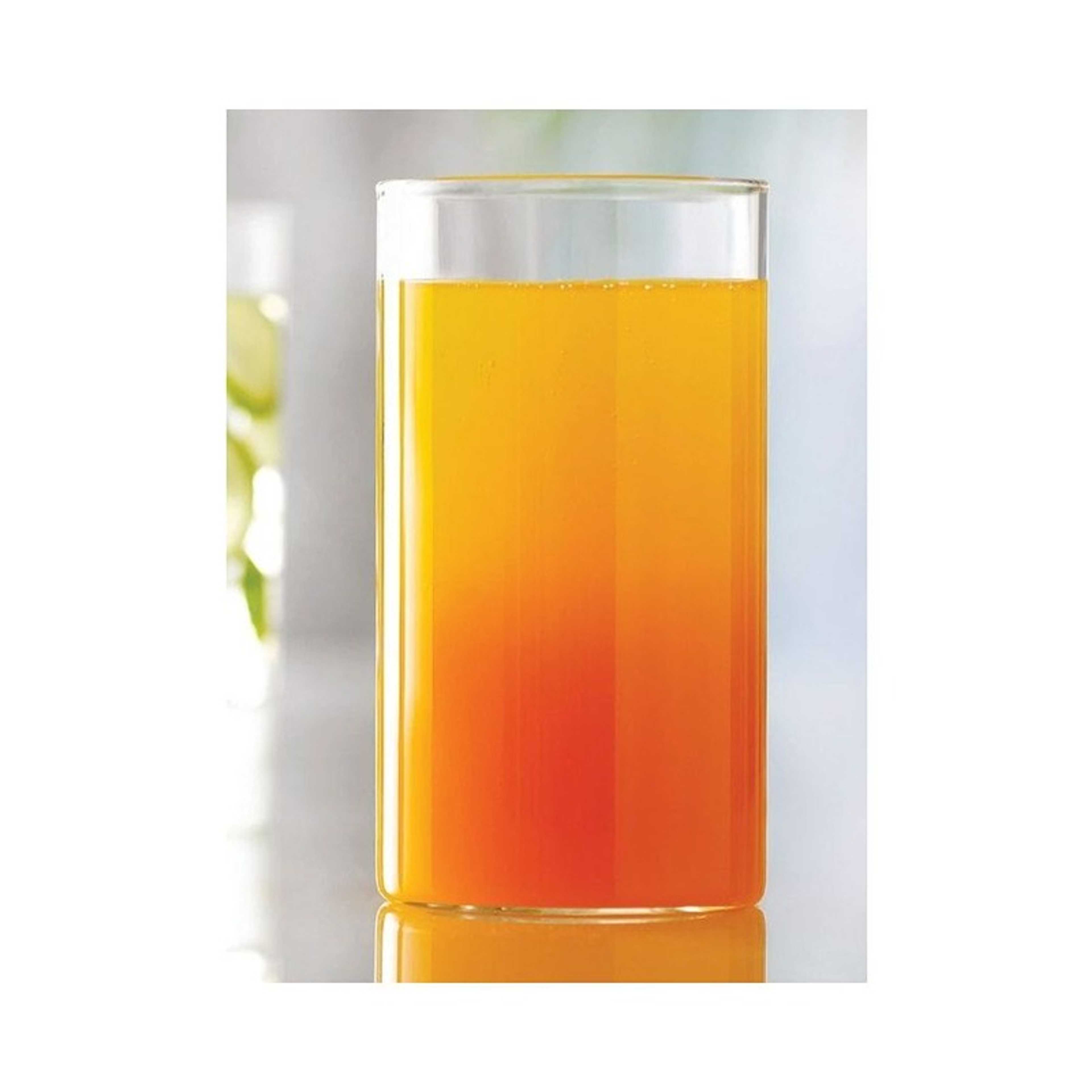 Vision Squat Glass Set Of 6- Microwavable, Medium White - Product Main Image