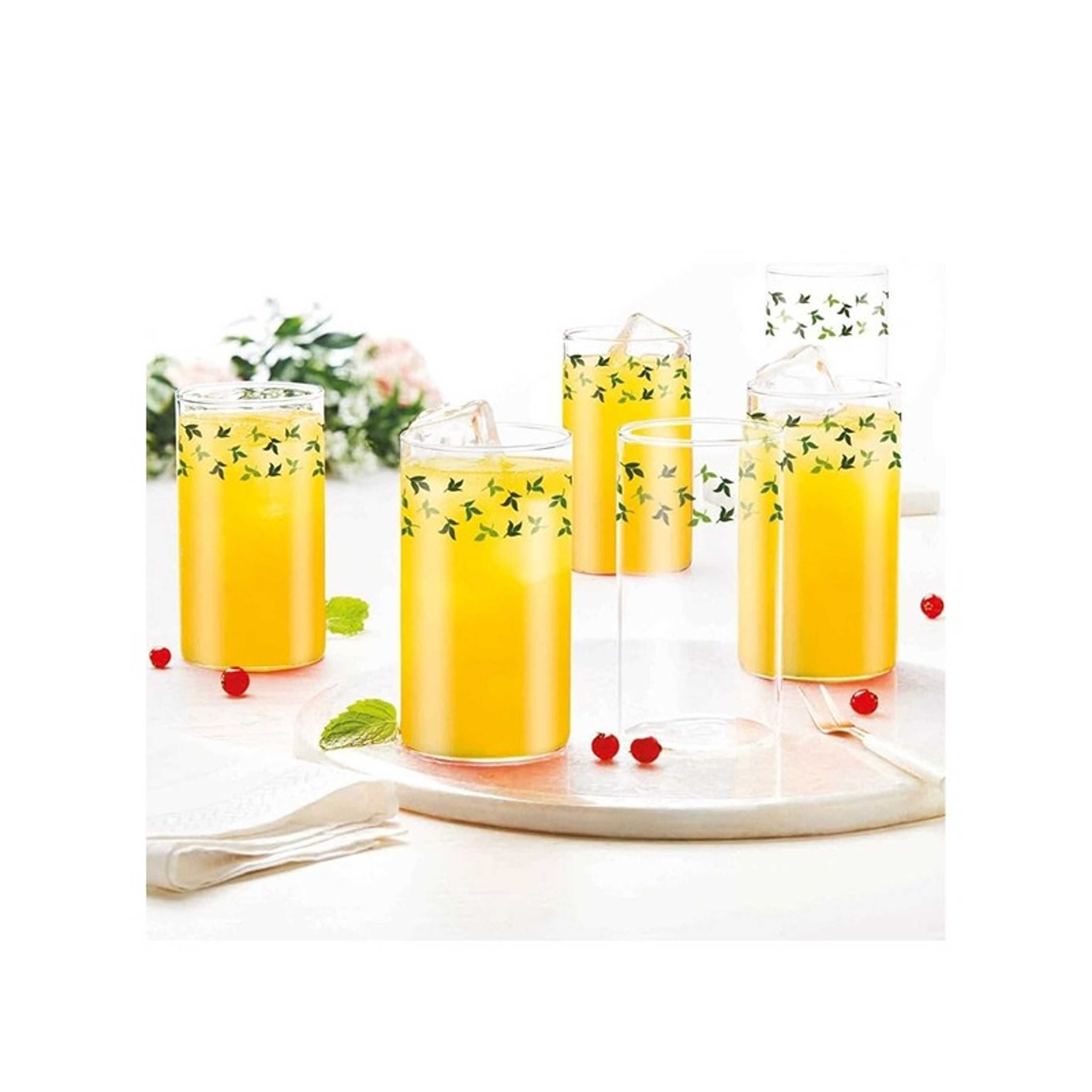Vision Sage Glasses, Borosilicate Glasses, Medium, Heat Resistant And Lightweight Glasses For Water, Juice, Lassis, Shakes, Transparent 295.0ml - Product Main Image