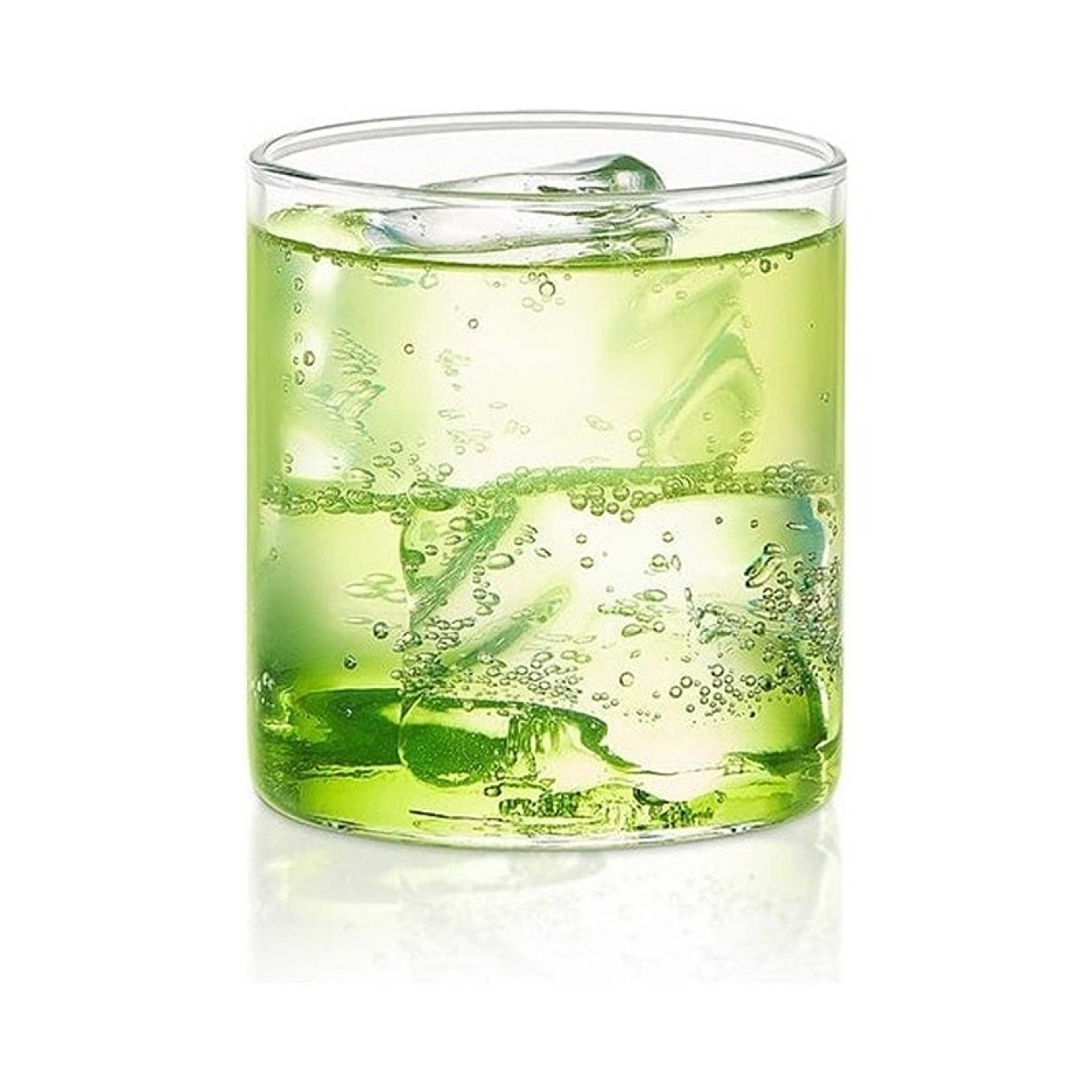 Vision Squat Glass Set Of 6- Microwavable, Borosilicate, Small White - Product Main Image