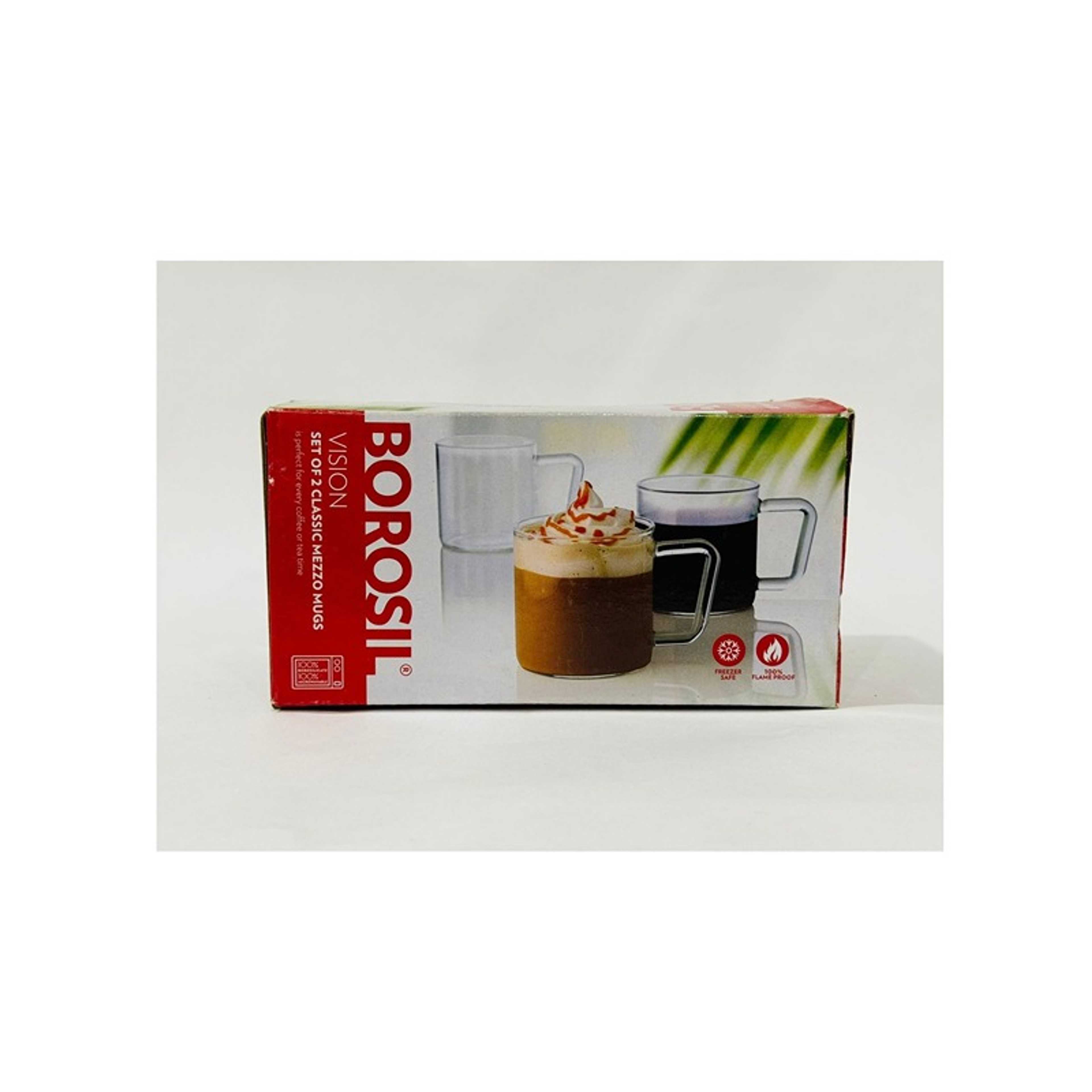 Classic  Mezzo Mugs Set Of 2 - 400Ml Clear - Product Main Image