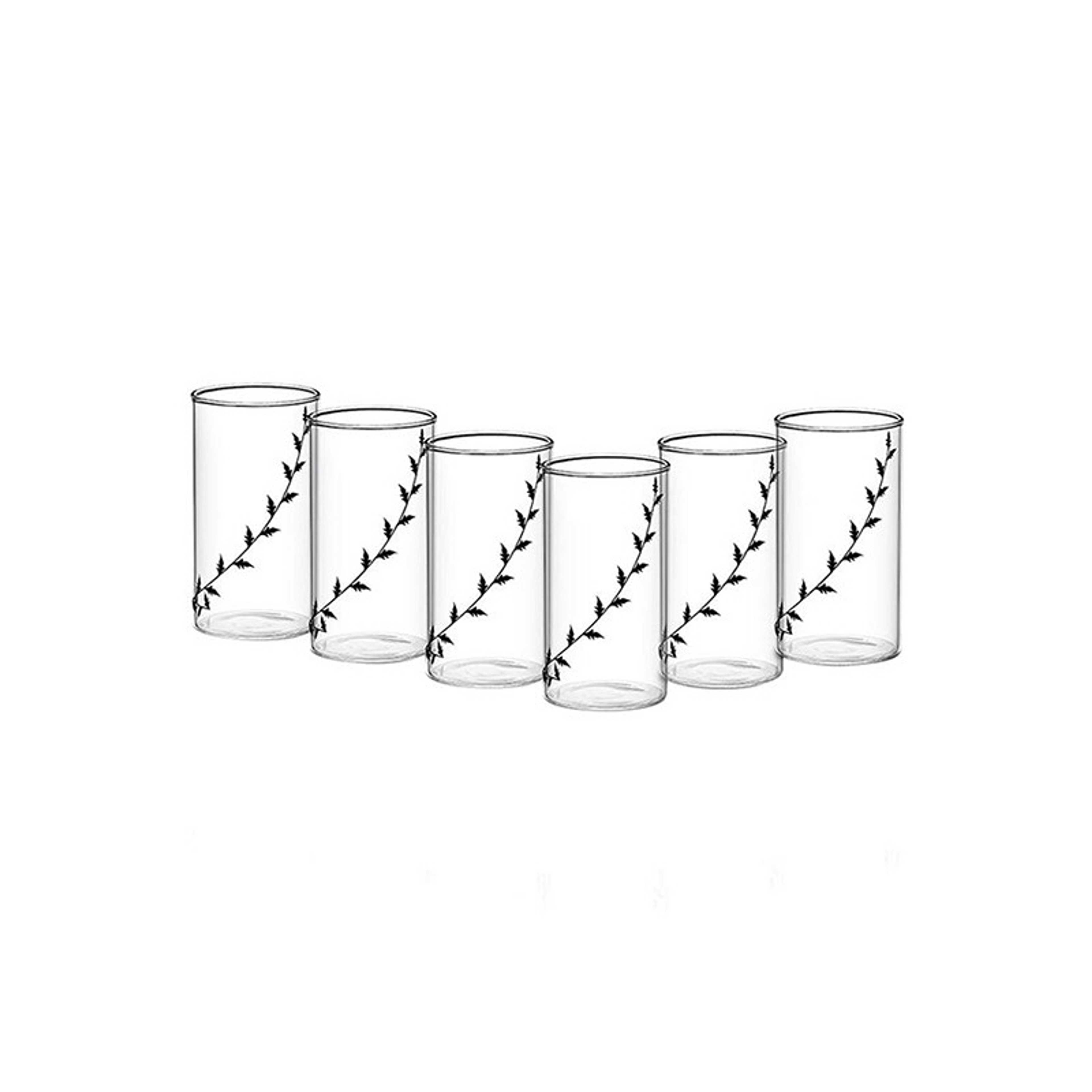 6 Piece Glass Tumbler Set - Beverage Glasses For Juice - Juice Glasses - Tumblers - Serves 6 - Clear Clear - Product Main Image