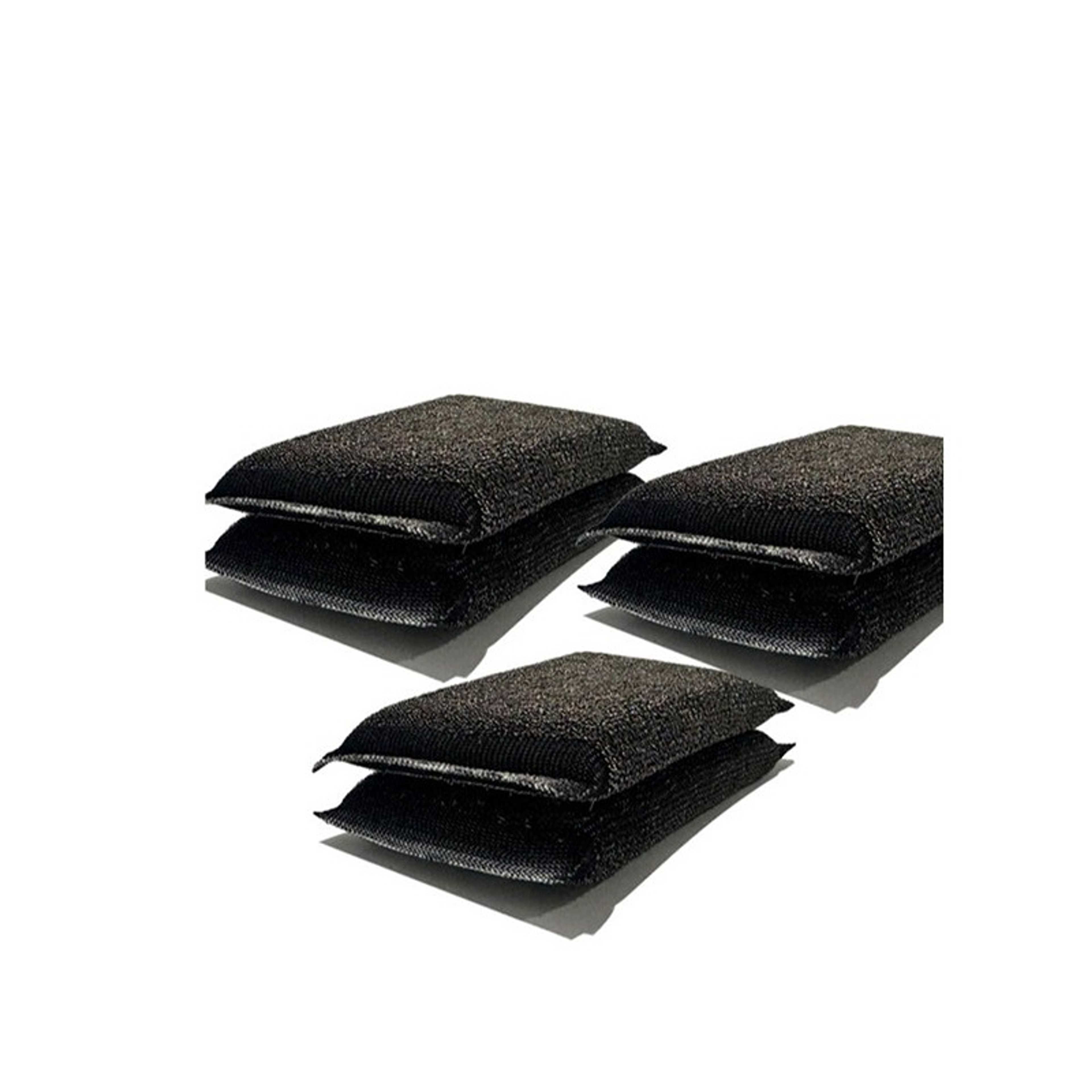 2pcs  metallic Scouring Pad Scrub | General Purpose Cleaning | Heavy Duty Cleaning Sink, pot |  Kitchen Cleaning Scrub | Food Safe - SET OF 3 - Product Main Image