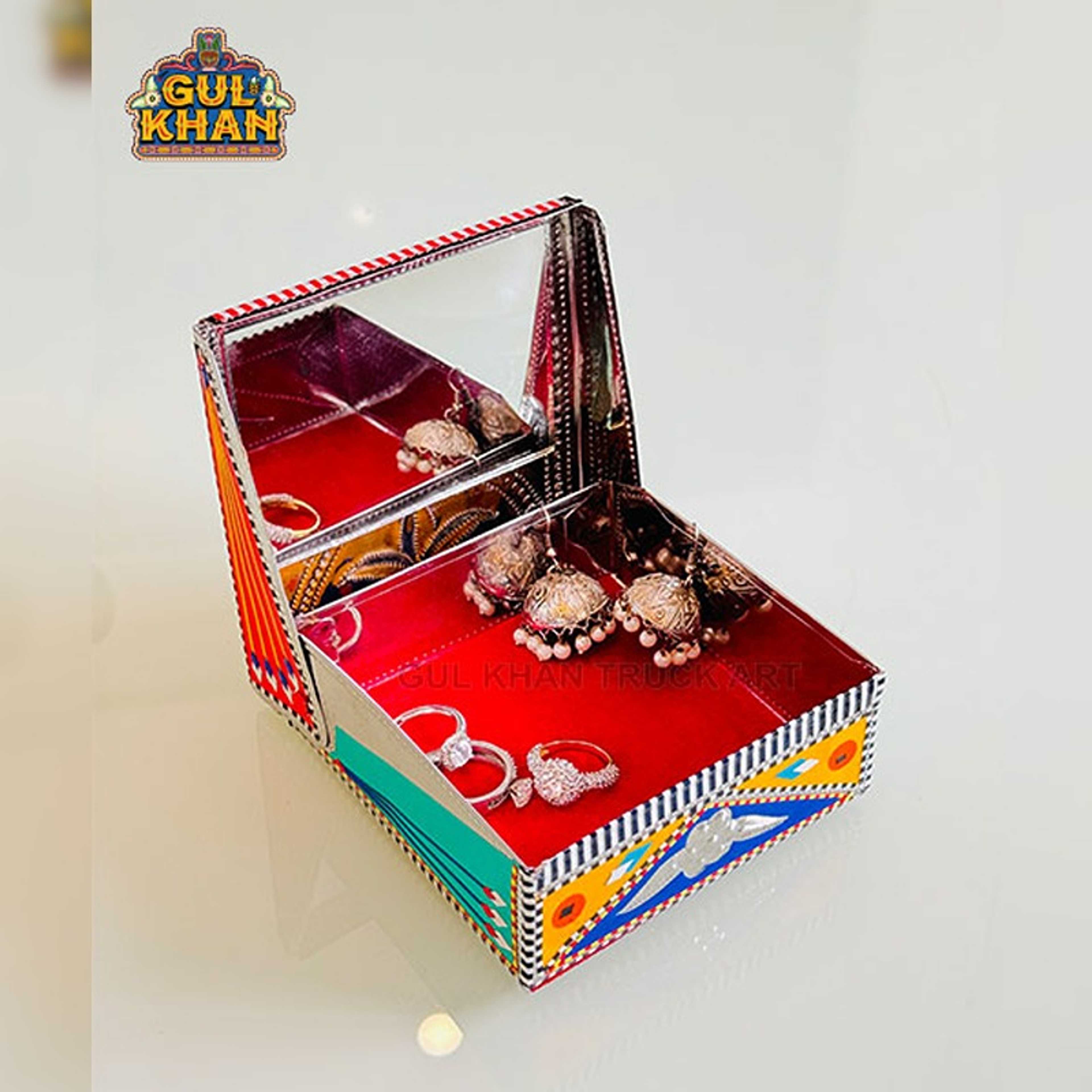 Multicolor Truck Art  Jewellery Box - Product Main Image