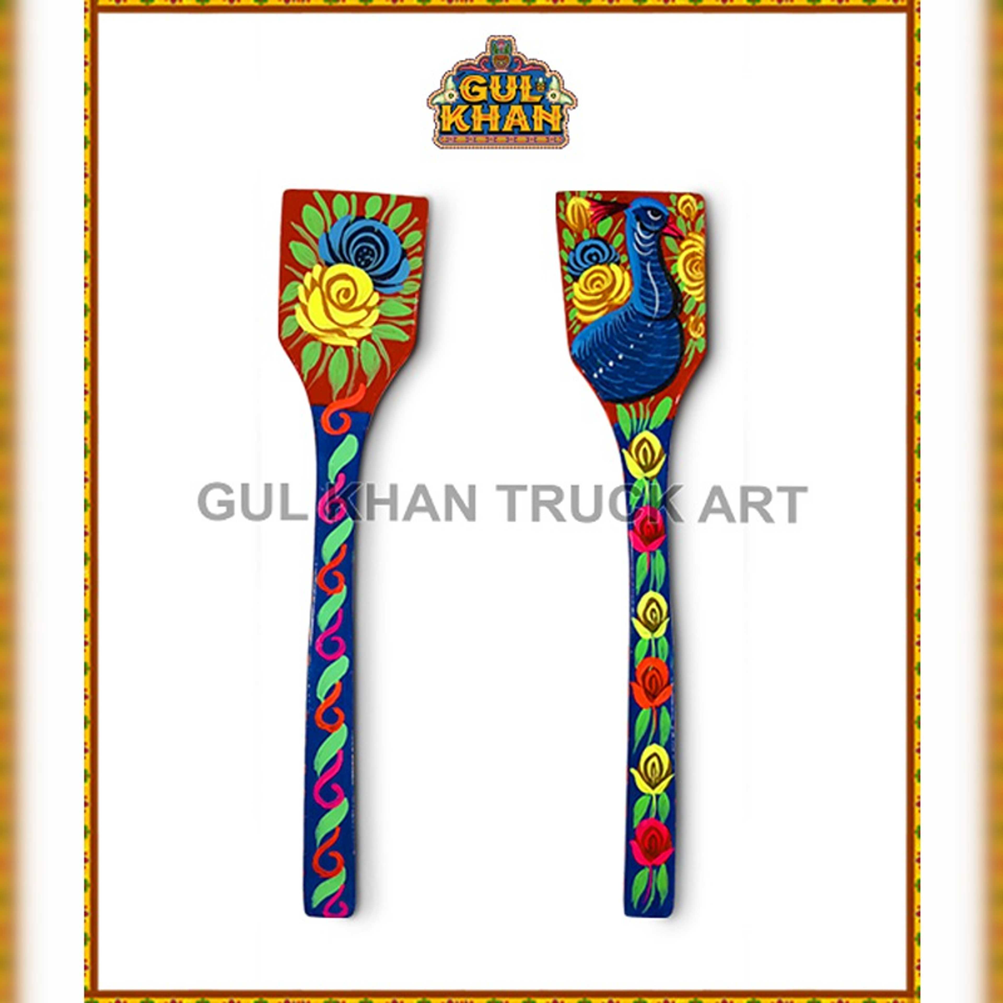 Handpainted Wooden Spoon 1110 - Product Main Image