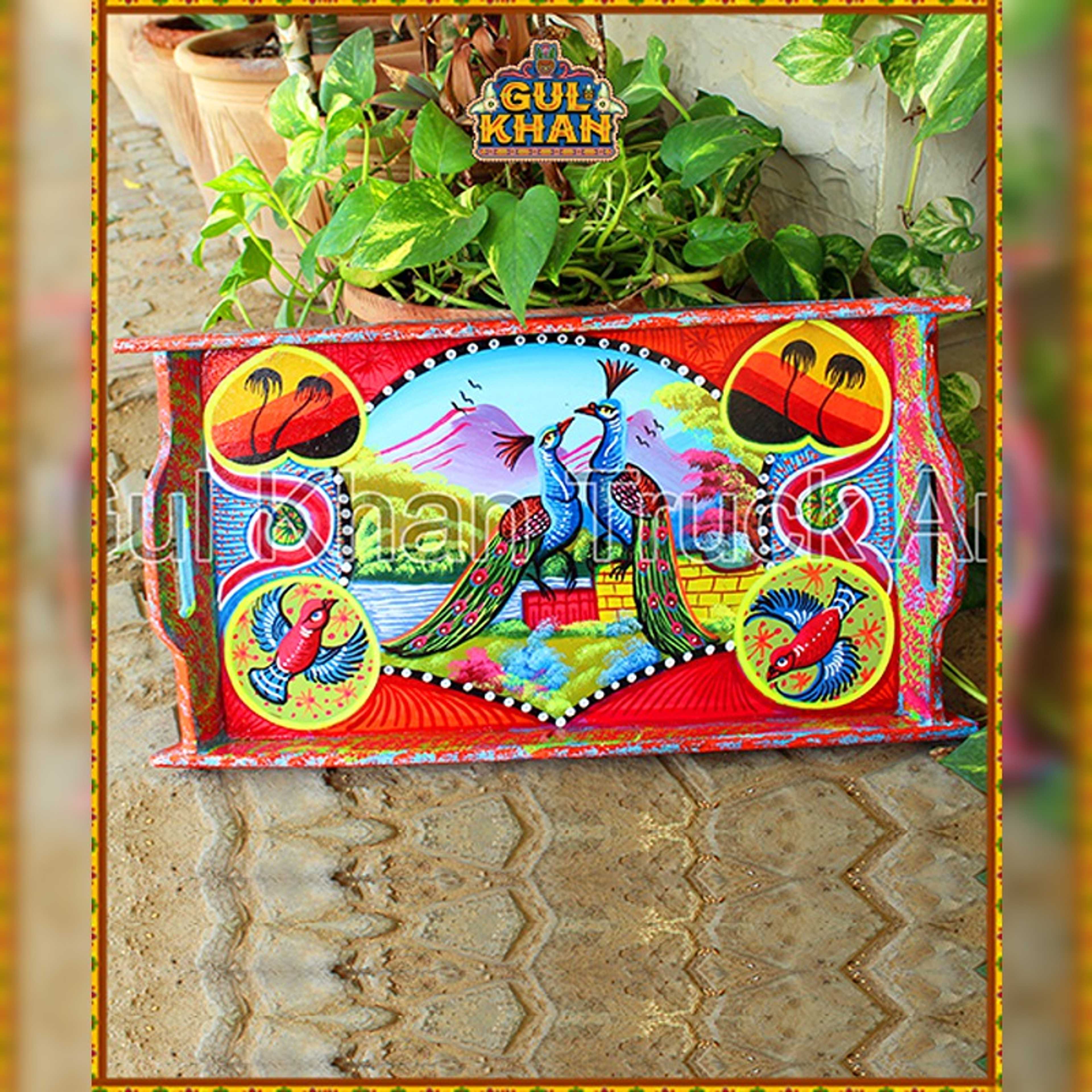 Tray  (Wooden Hand Painted) Design 0023 - Product Main Image