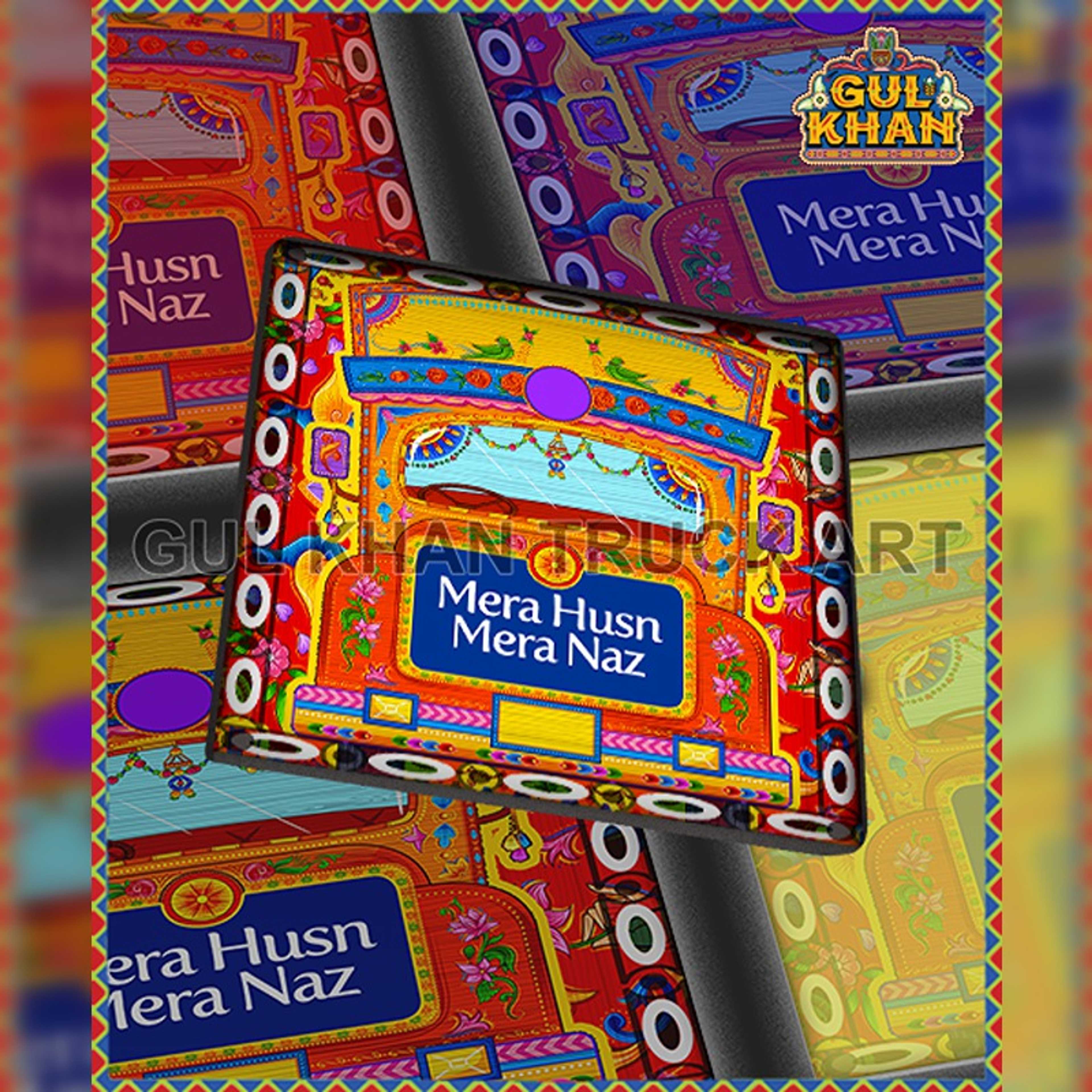 Mera Husn Mera Naaz Printed Coaster Design - Product Main Image