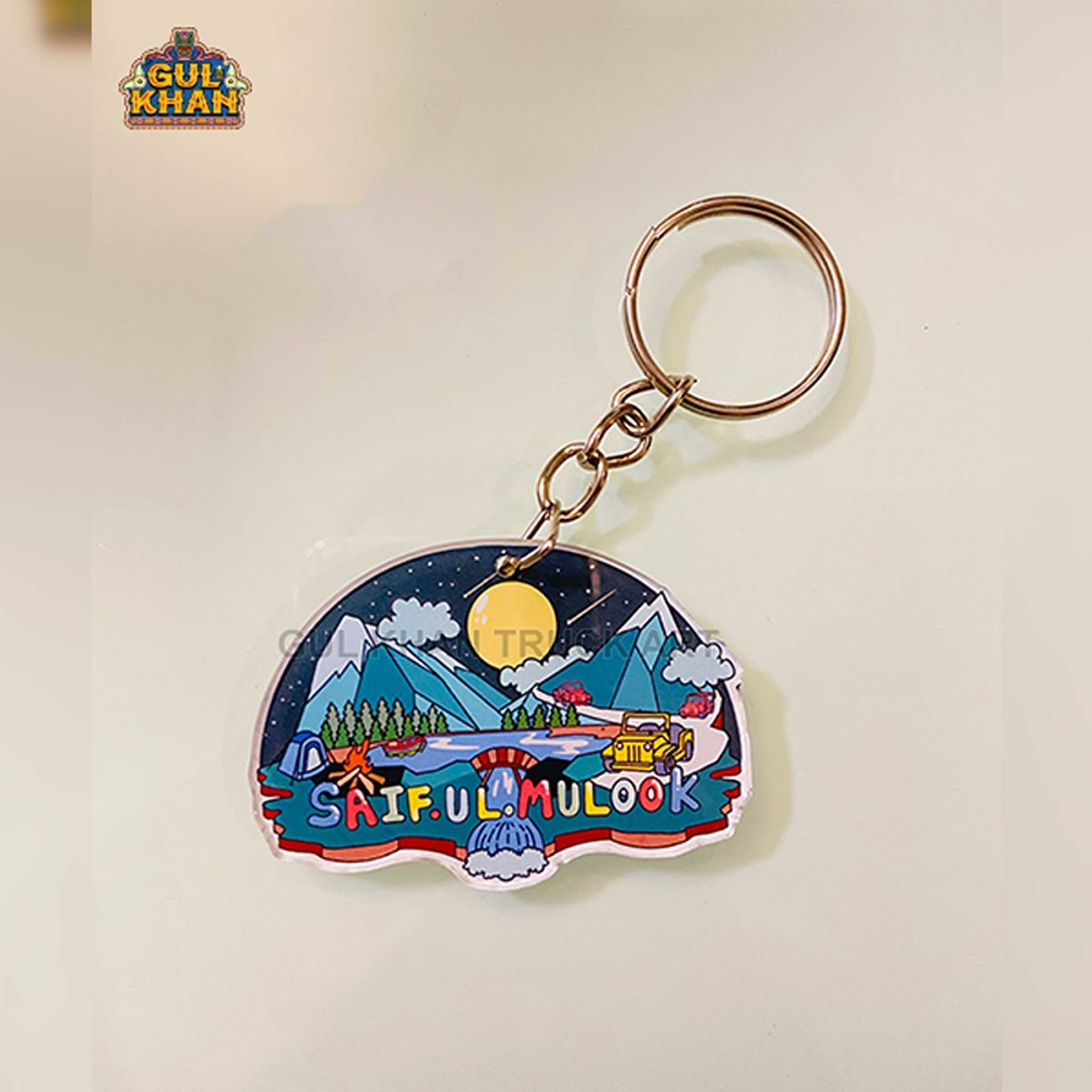 Saif-ul-Mulook Premium Acrylic Key Chain - Product Main Image