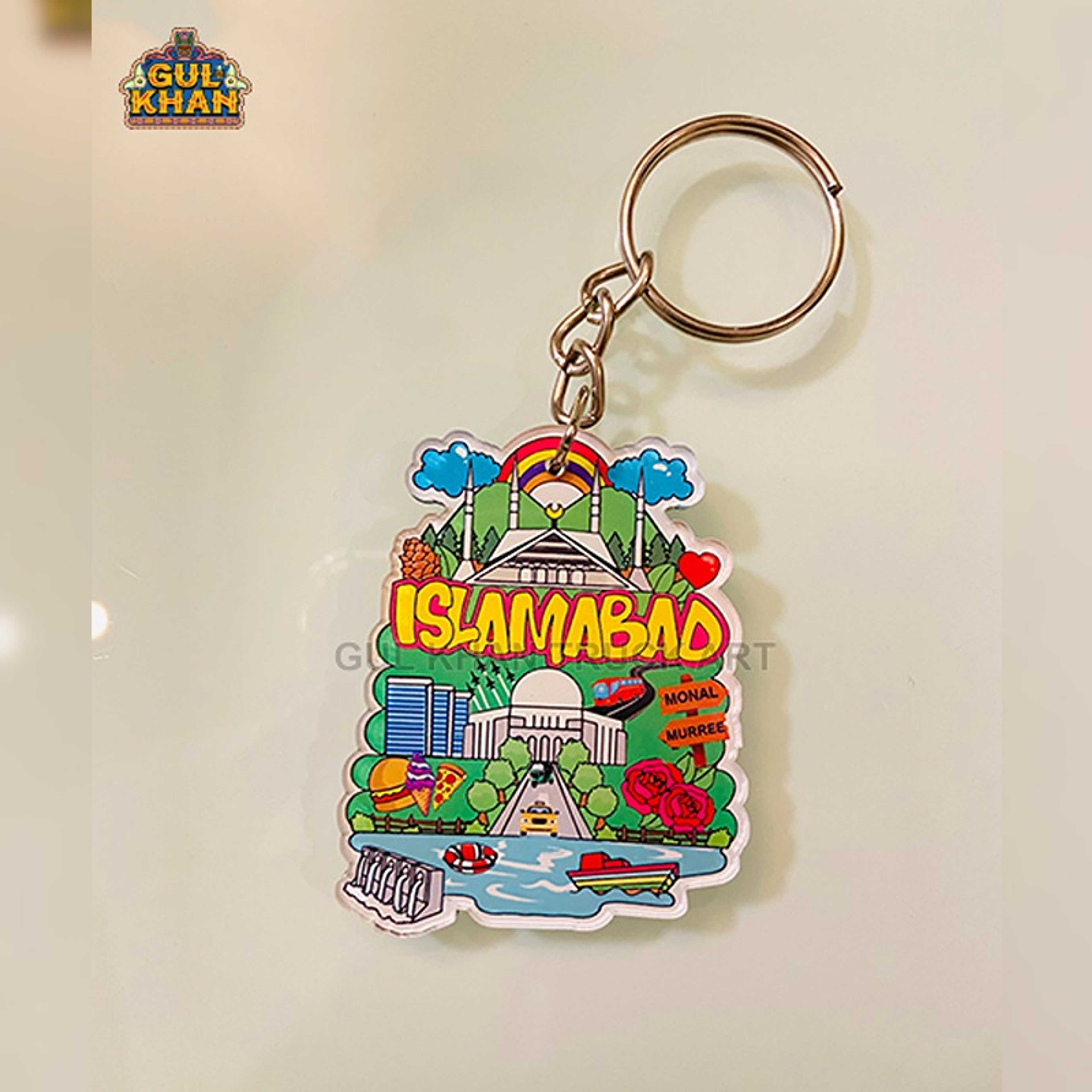 Islamabad Premium Acrylic Key Chain - Product Main Image