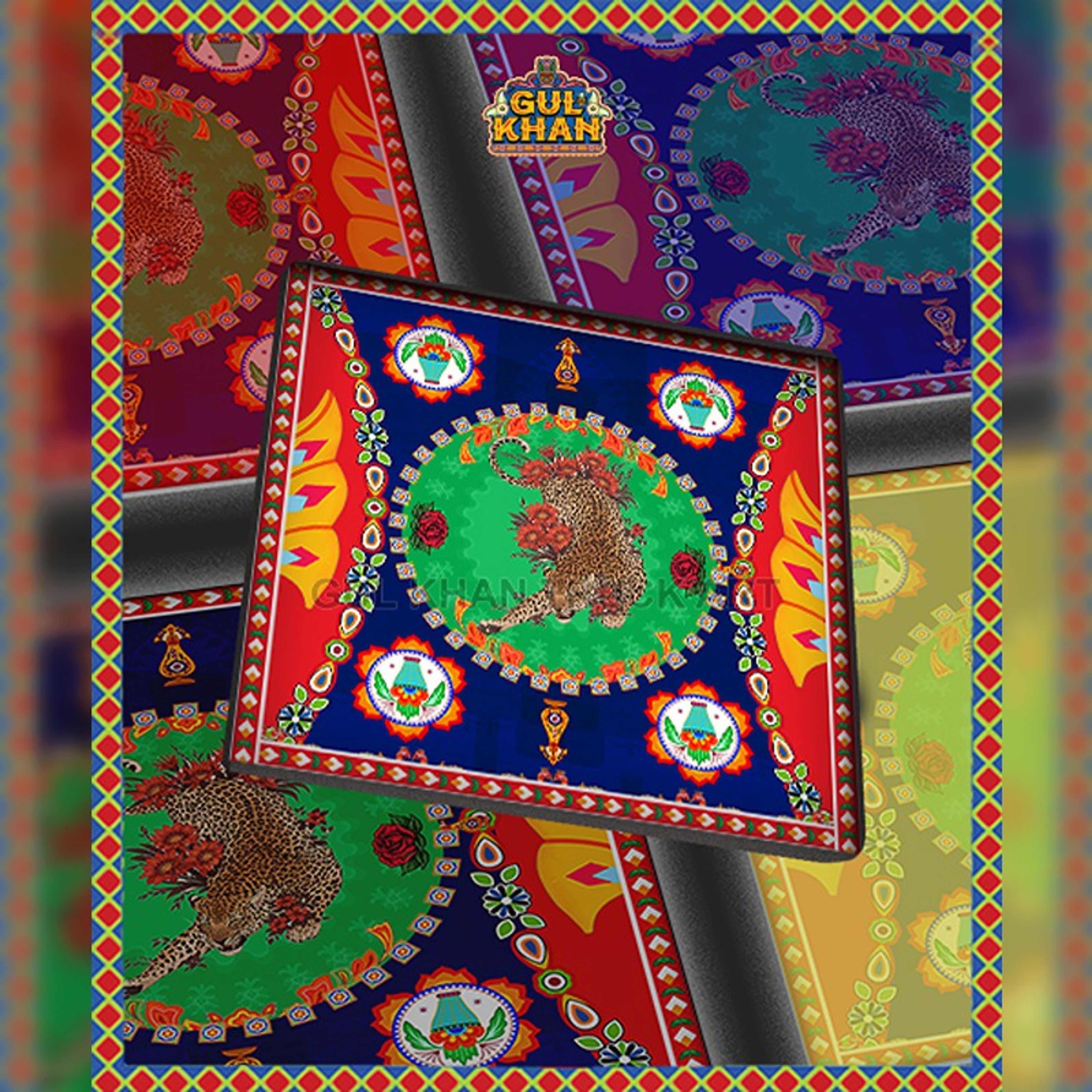 Lagti Hu Pretty Like A Jaleebi Printed Coaster Design - Product Main Image
