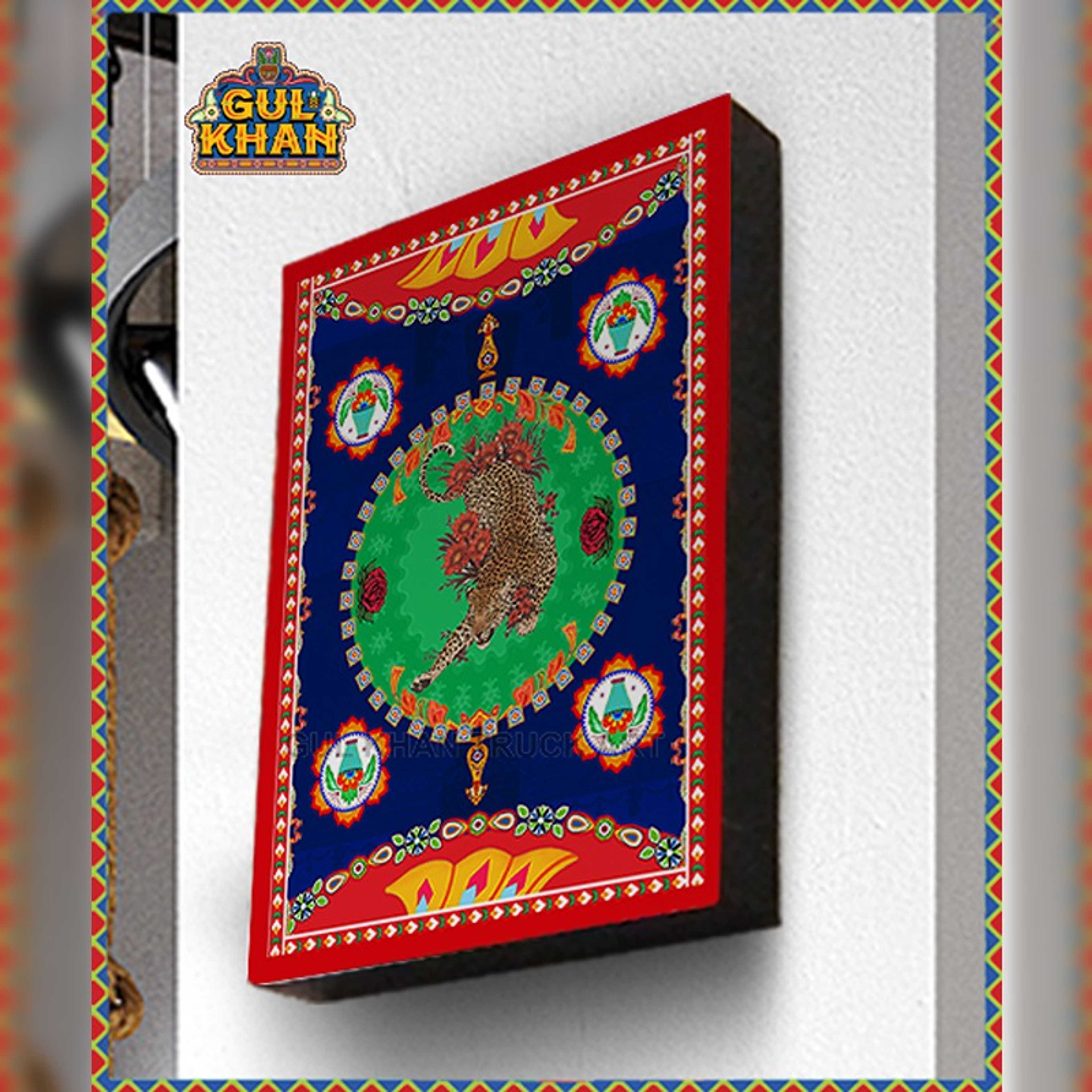 Printed Wall Frame Cheetah Design -2 - Product Main Image