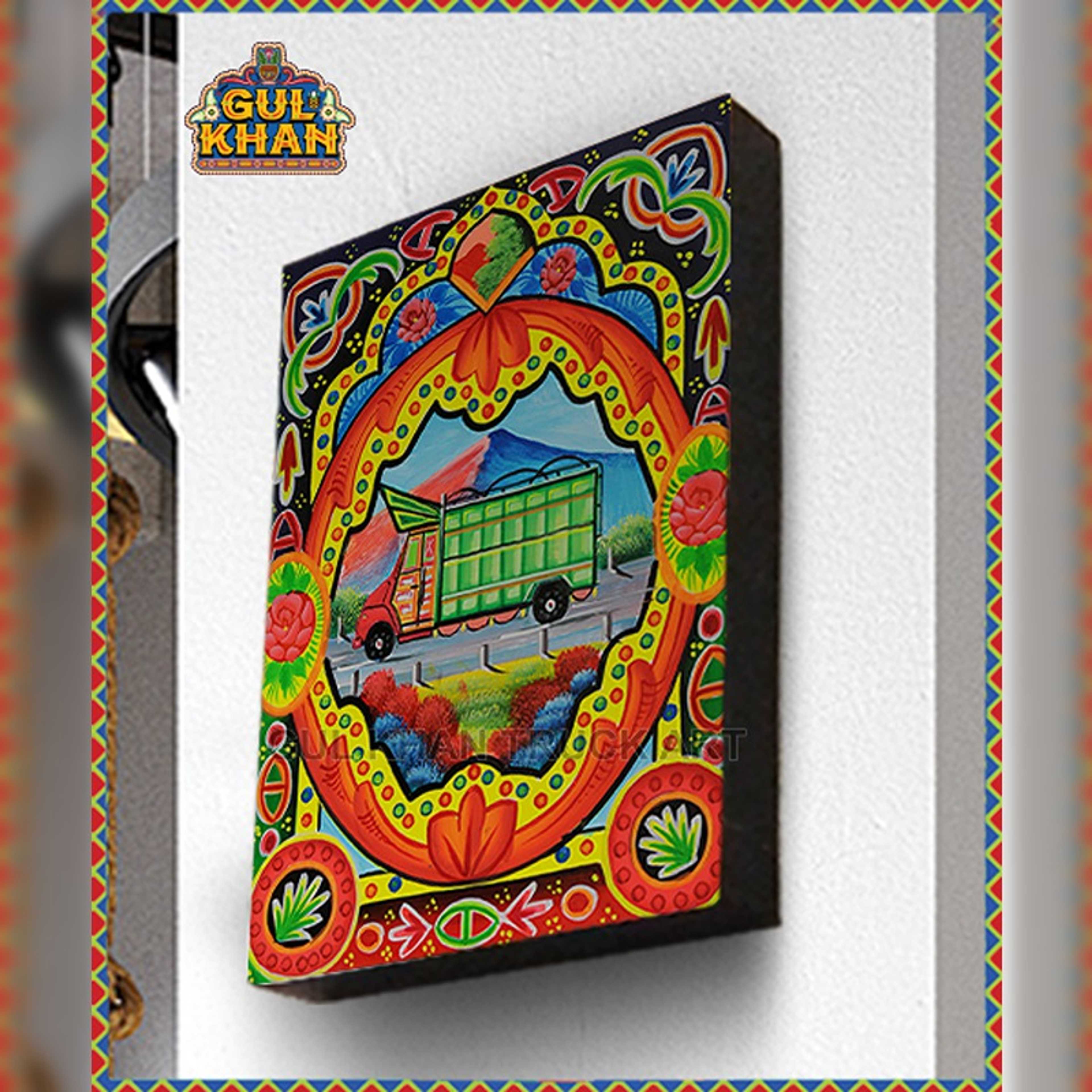 Printed Wall Frame Truck Design - Product Main Image