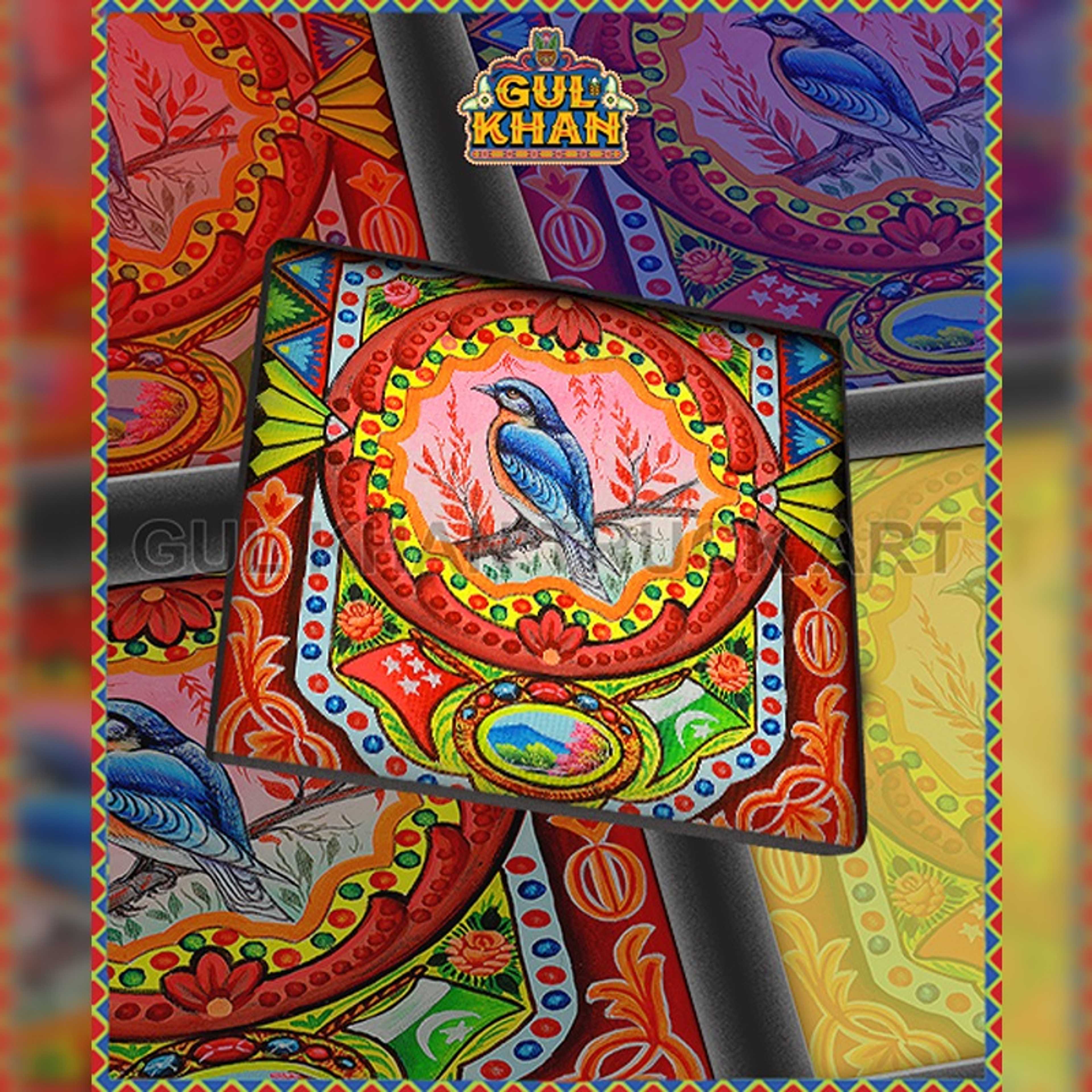 Bird Printed Coaster Design - Product Main Image