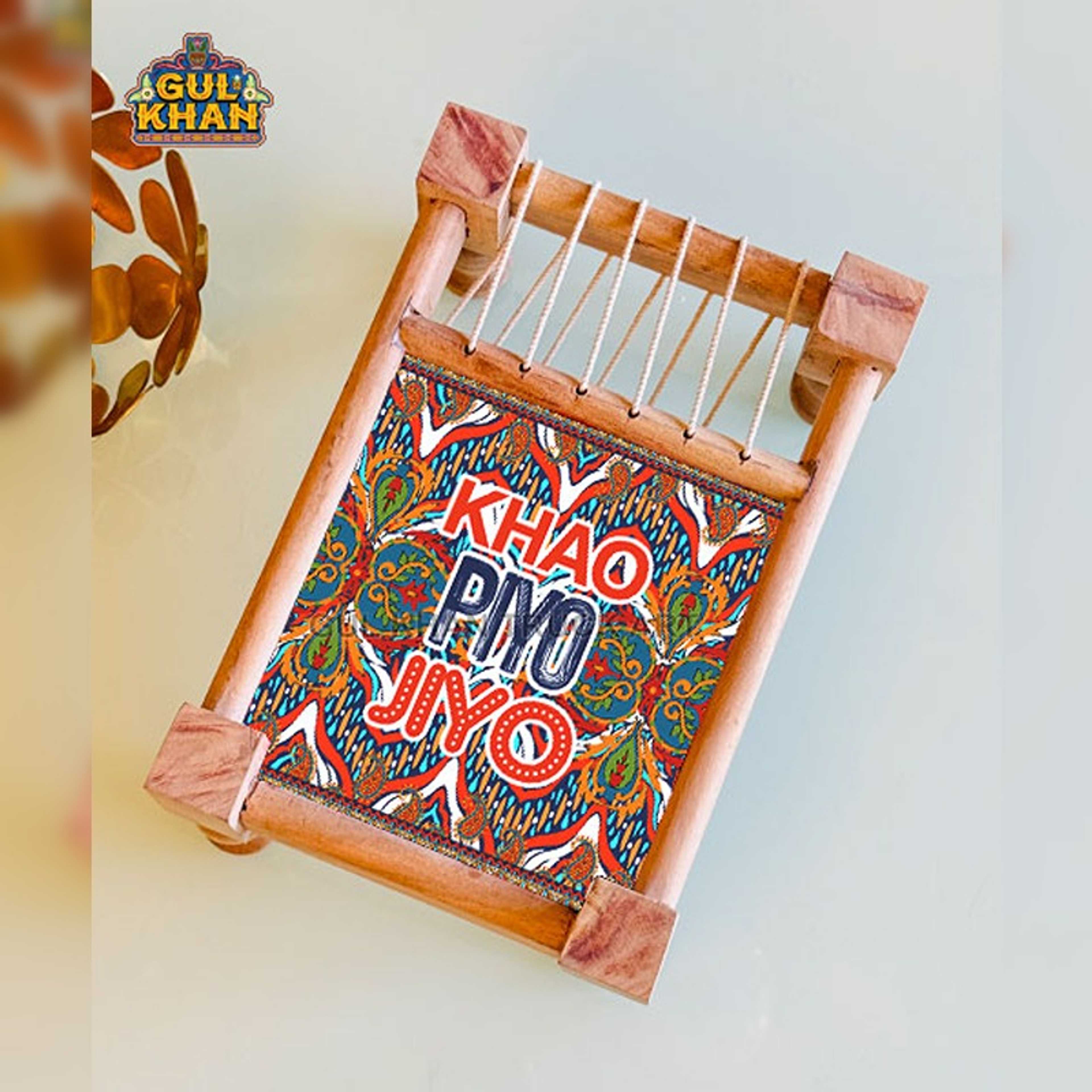 Khao Piyo Jiyo Charpai Printed Design - Without Polish Finish - Product Main Image
