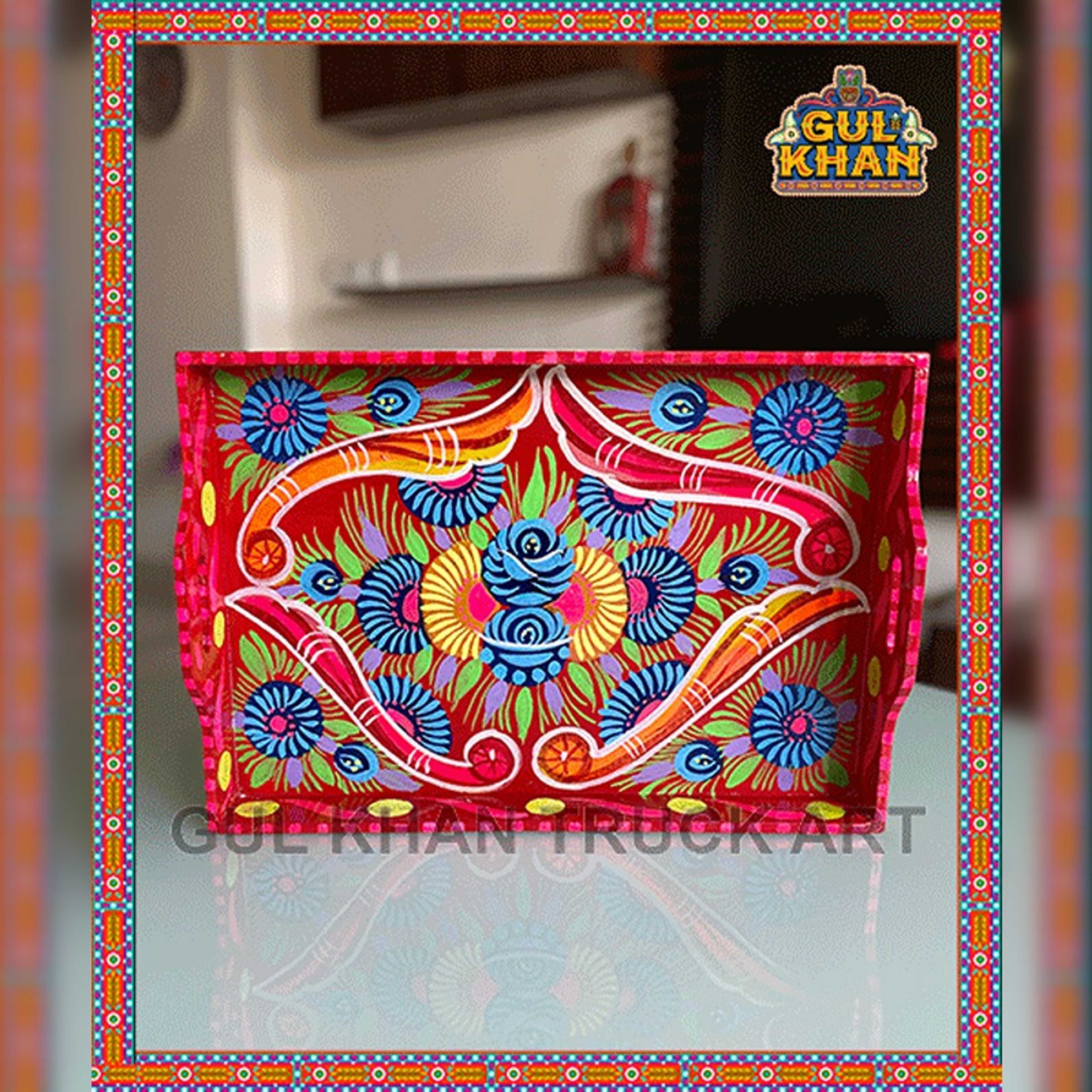 Tray  (Wooden Hand Painted) Design 0040 - Product Main Image