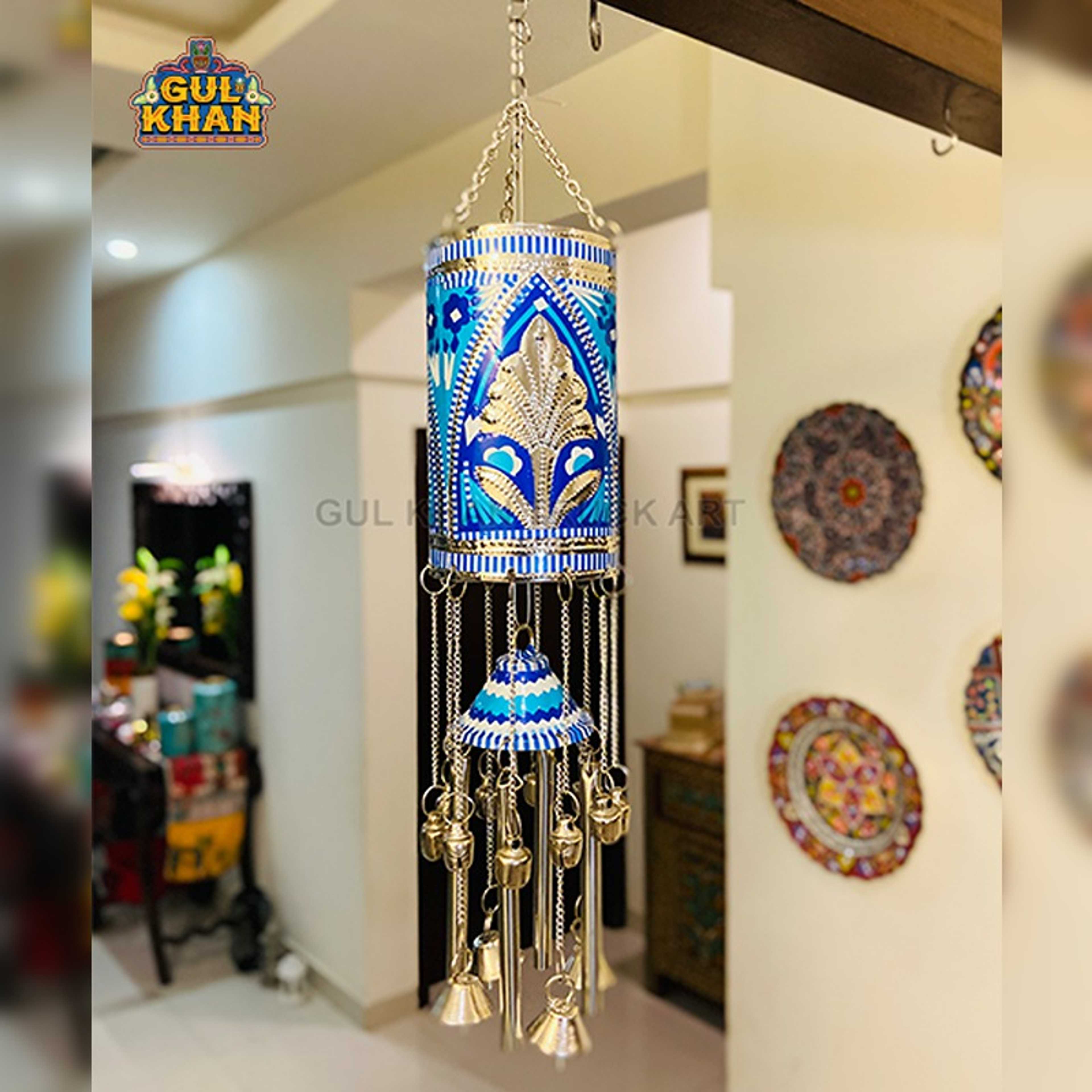 Wind Chime Design (Blue Pottery) 9944 - Product Main Image