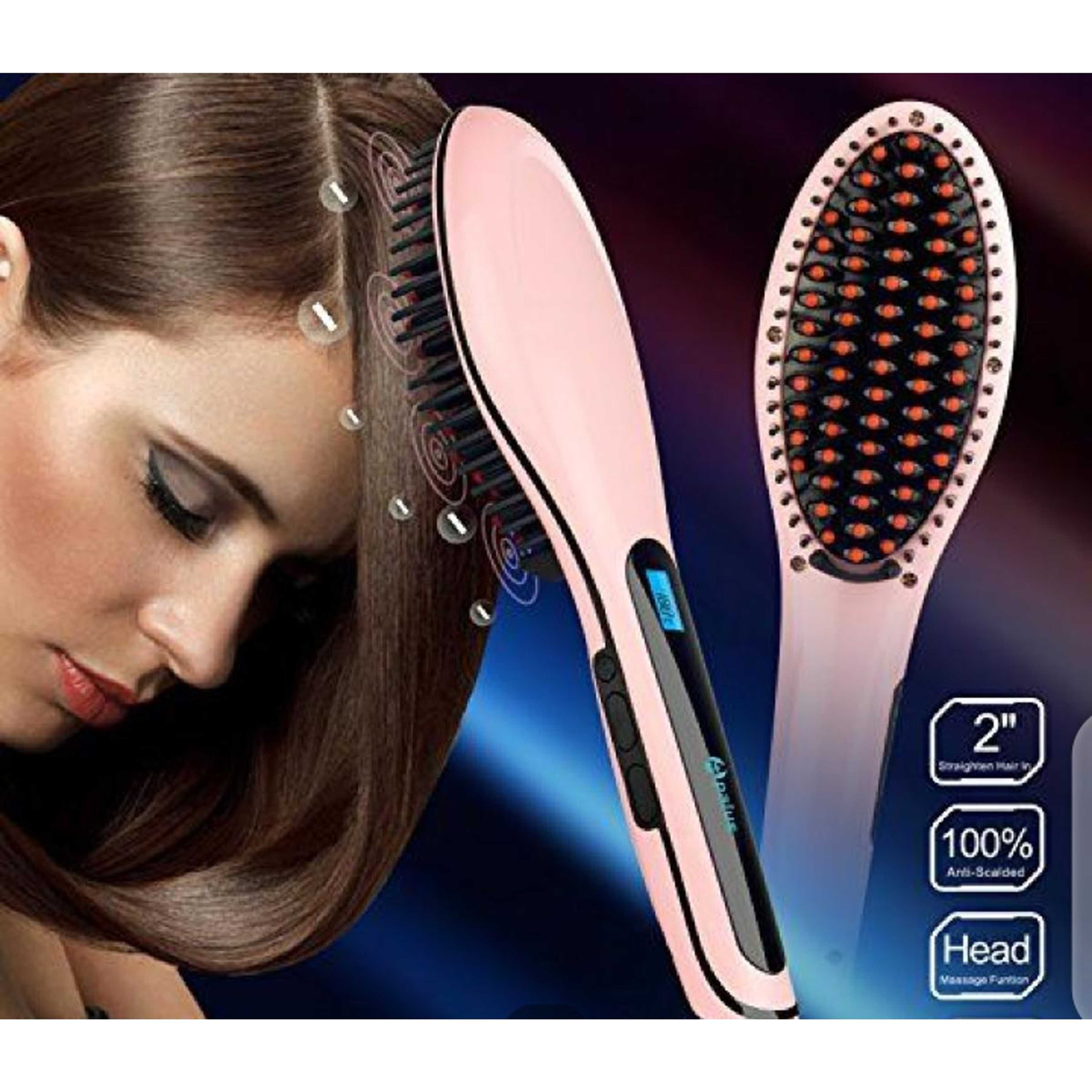 New Arrival Hair brush style HQT-906 Fast hair straightener for women/girls, combination of hair straightener and comb