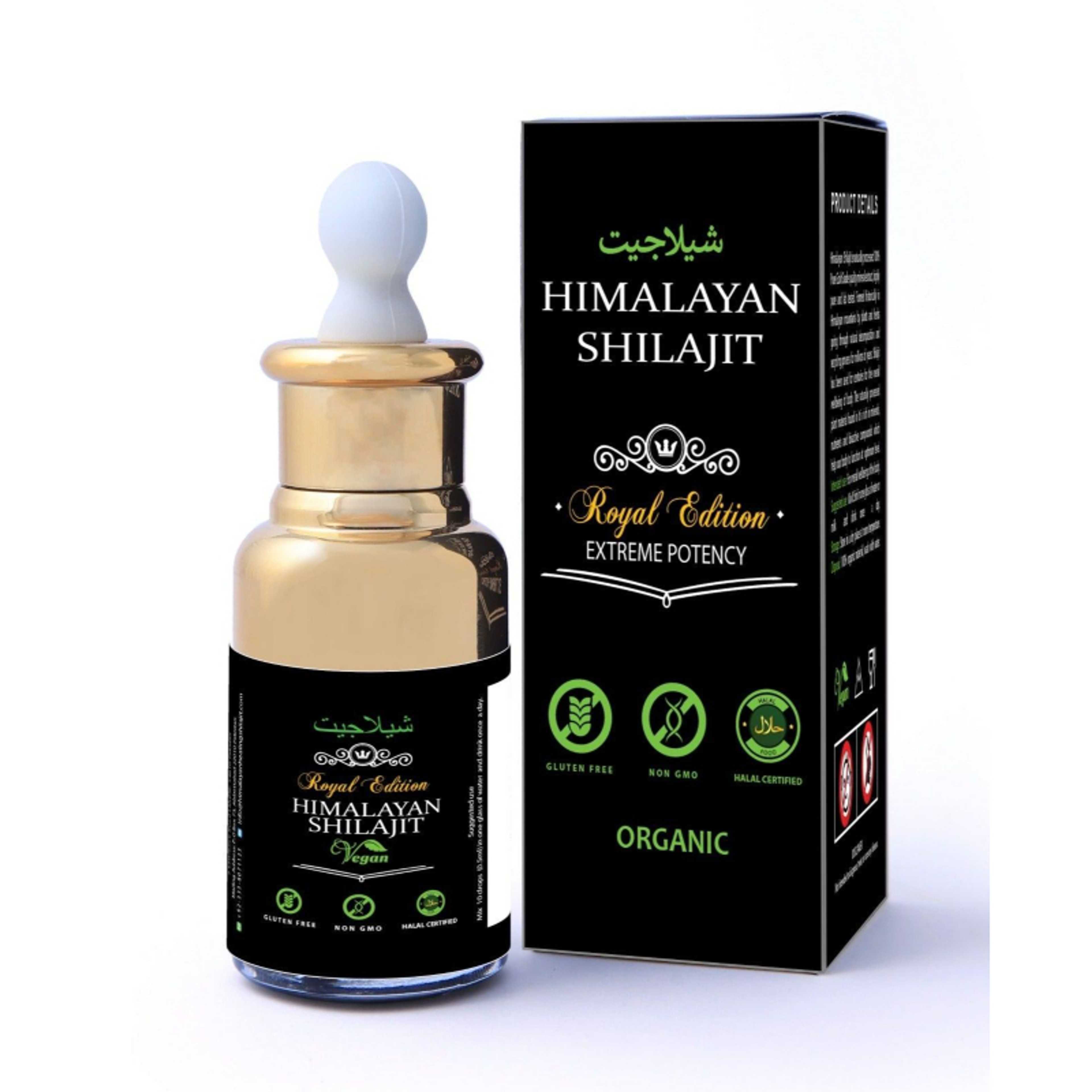 Pure Himalayan Shilajit Drops | Gold Grade Quality - 10 x 30ml - Product Main Image