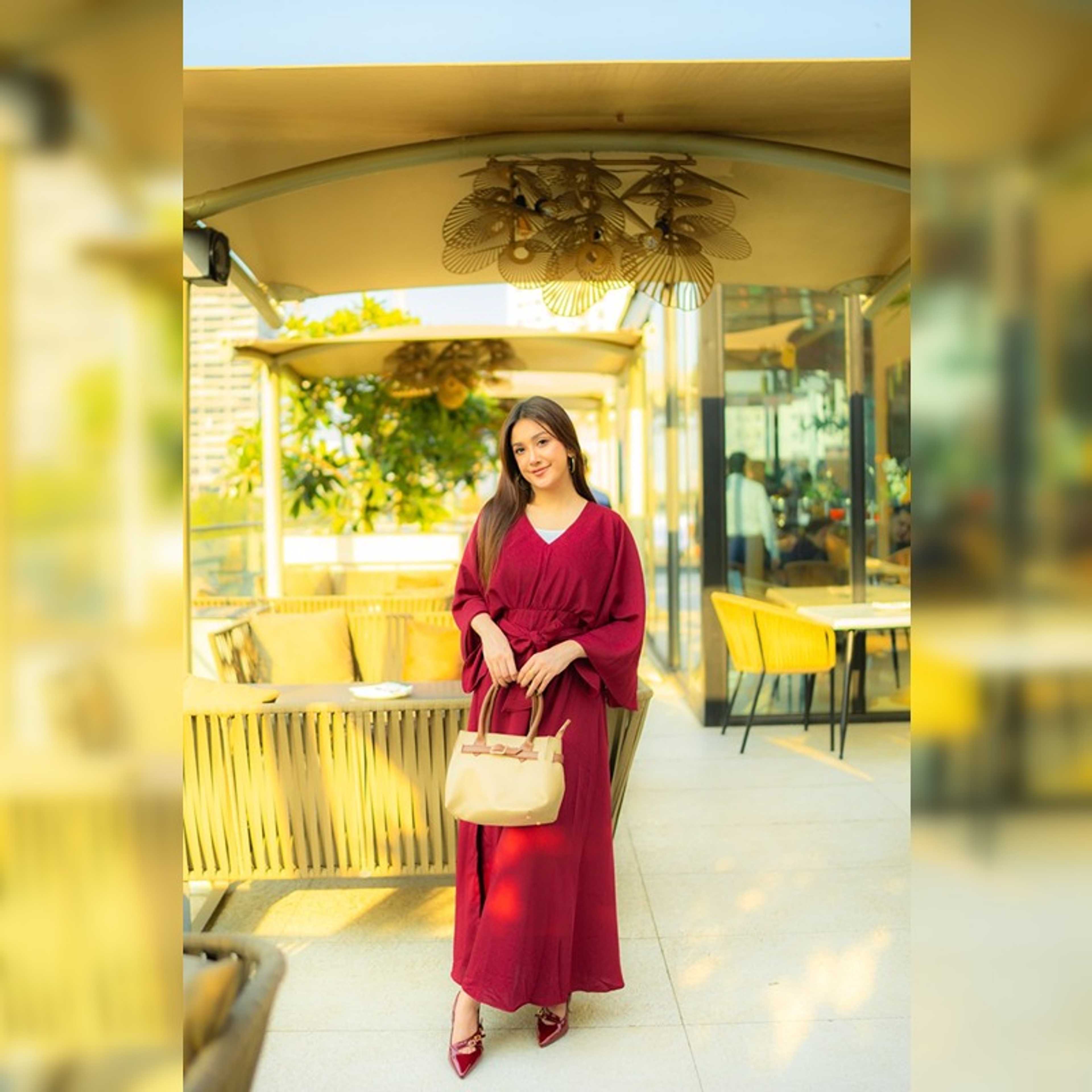 Maroon Muse Maxi - Product Main Image